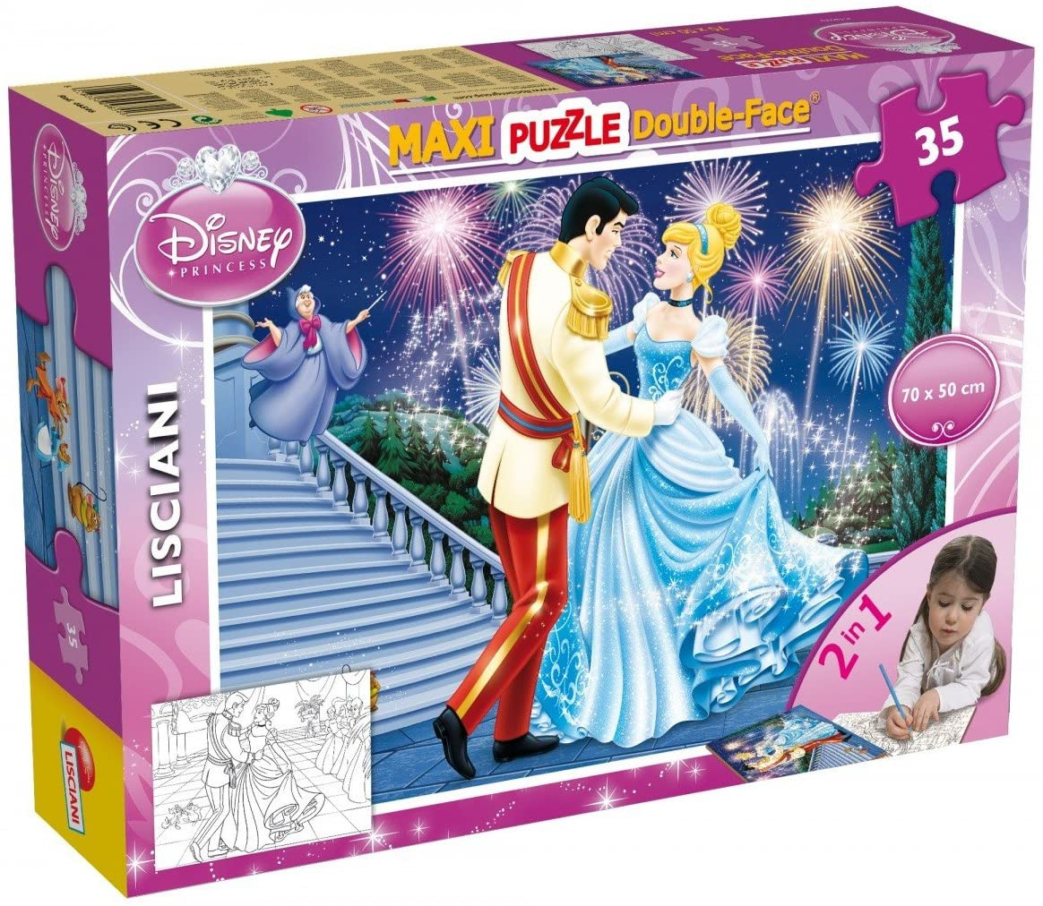 DISNEY PUZZLE DF MAXI FLOOR 35 CINDERELLA Puzzle da 35 pezzi Dimen