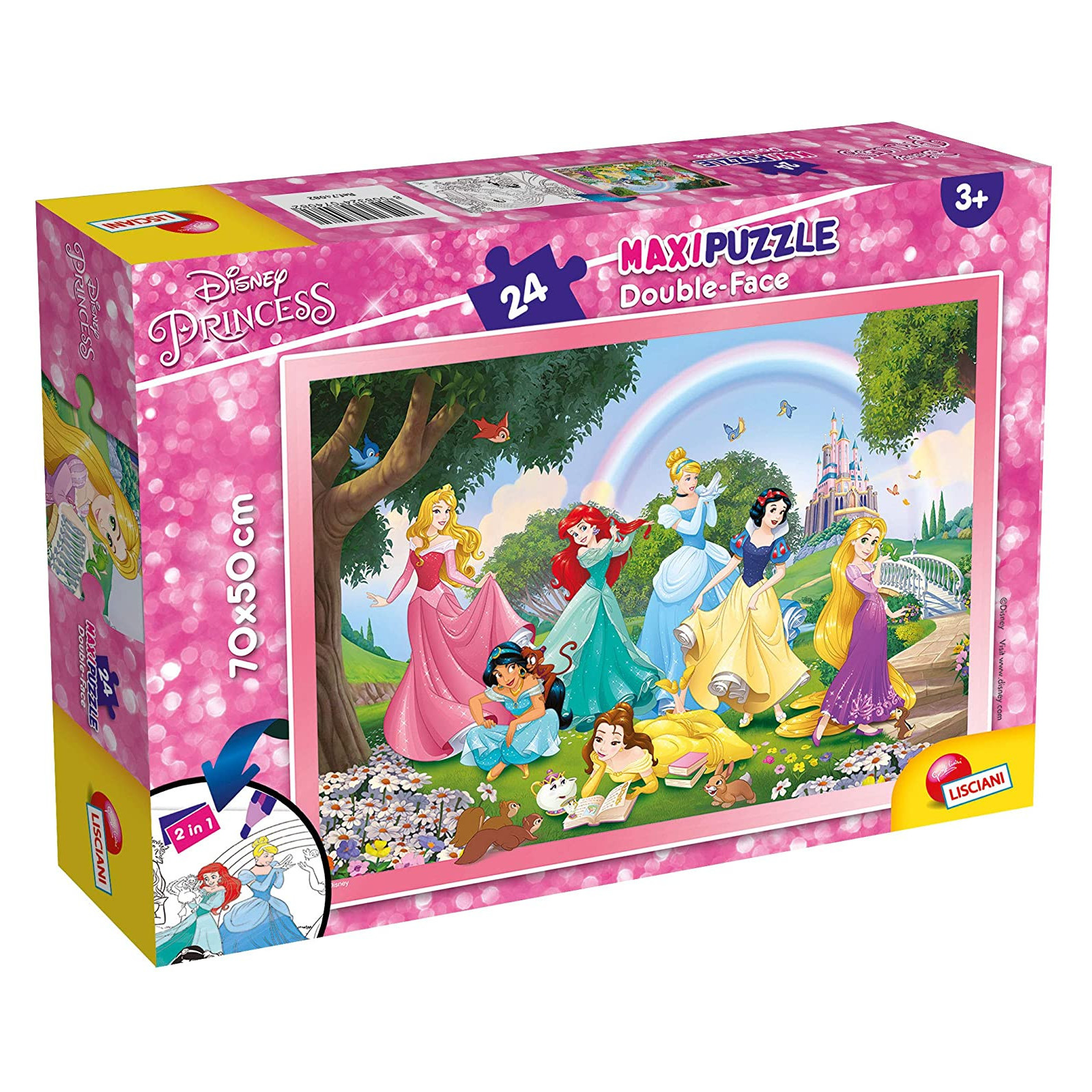 DISNEY PUZZLE DF MAXI FLOOR 24 PRINCESS - LISCIANI GIOCHI - PUZZLE - td-toys.it