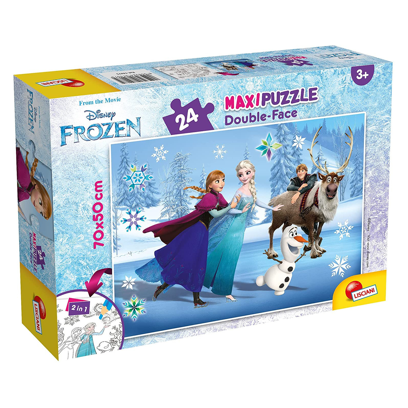 DISNEY PUZZLE DF MAXI FLOOR 24 FROZEN - LISCIANI GIOCHI - PUZZLE - td-toys.it