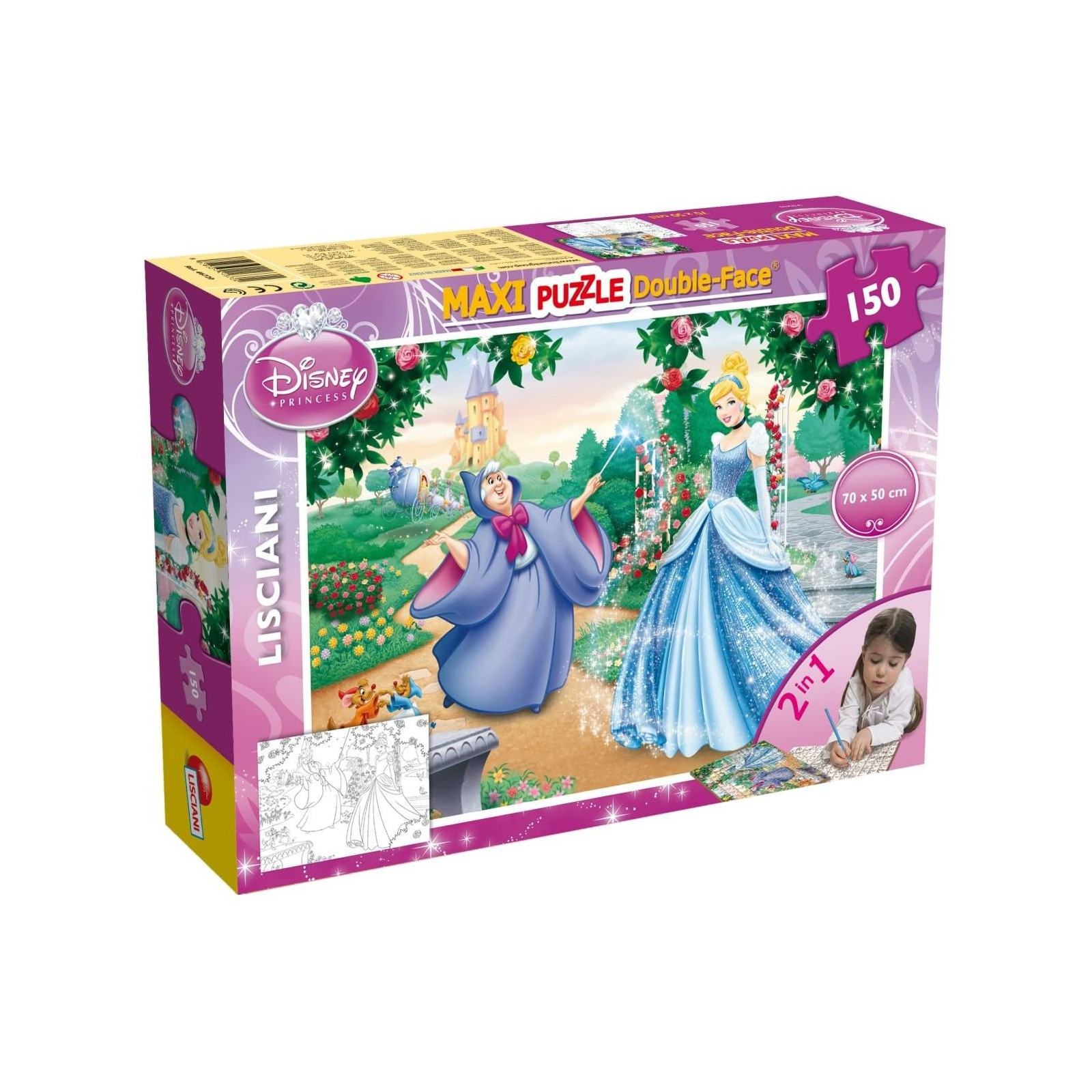 DISNEY PUZZI DF MAXI FLOOR 150 CINDERELLA - LISCIANI GIOCHI - PUZZLE - td-toys.it