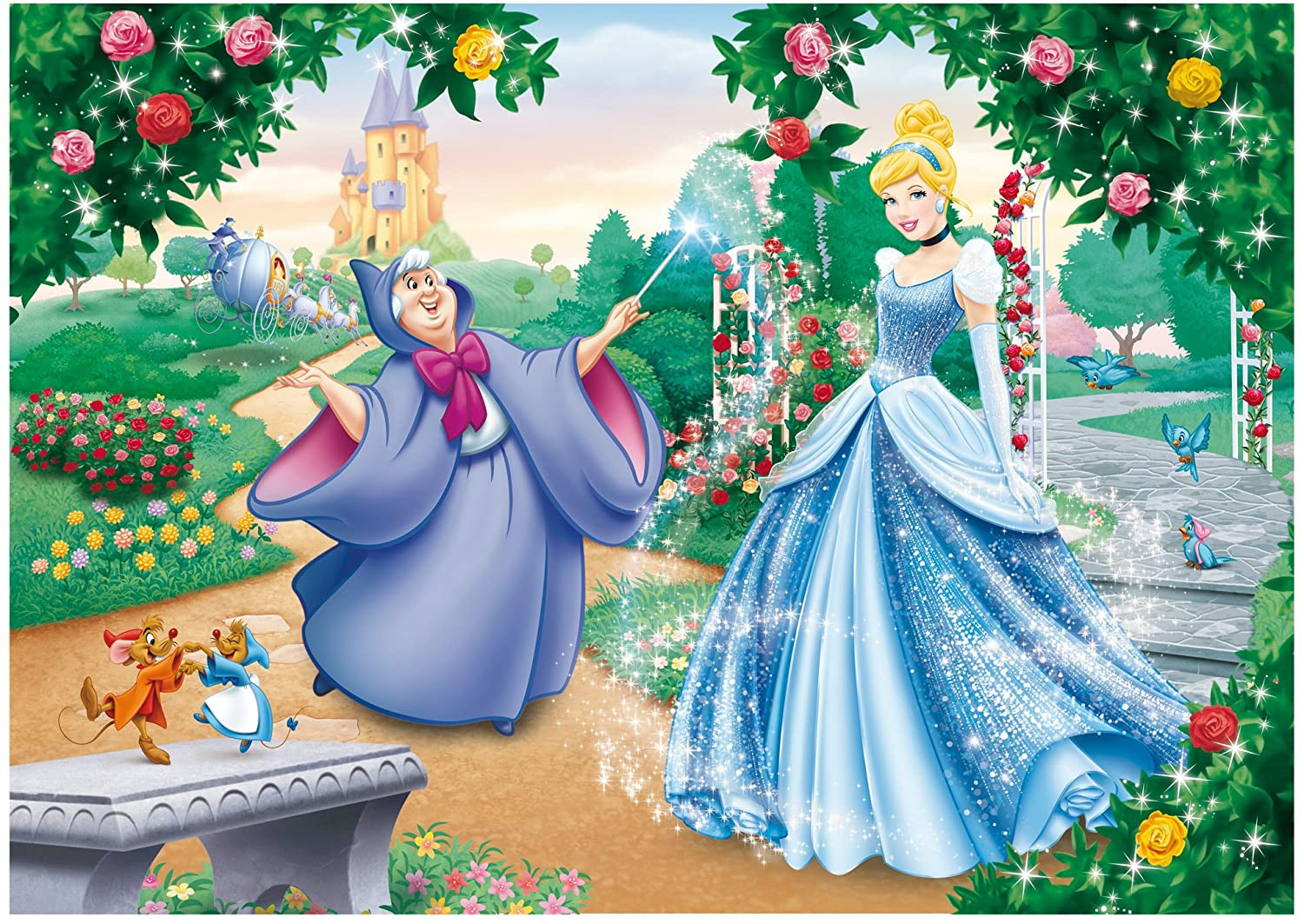 DISNEY PUZZLE DF MAXI FLOOR 150 CINDERELLA Puzzle di marca Liscian