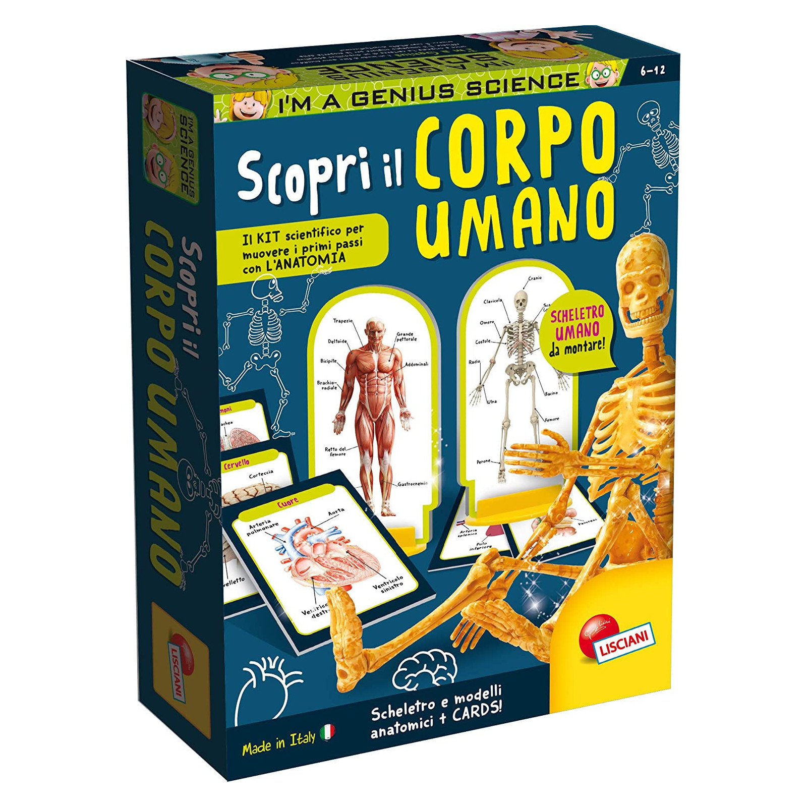 I'M A GENIUS SCOPRI IL CORPO UMANO - LISCIANI GIOCHI - EDUCATIVI - td-toys.it