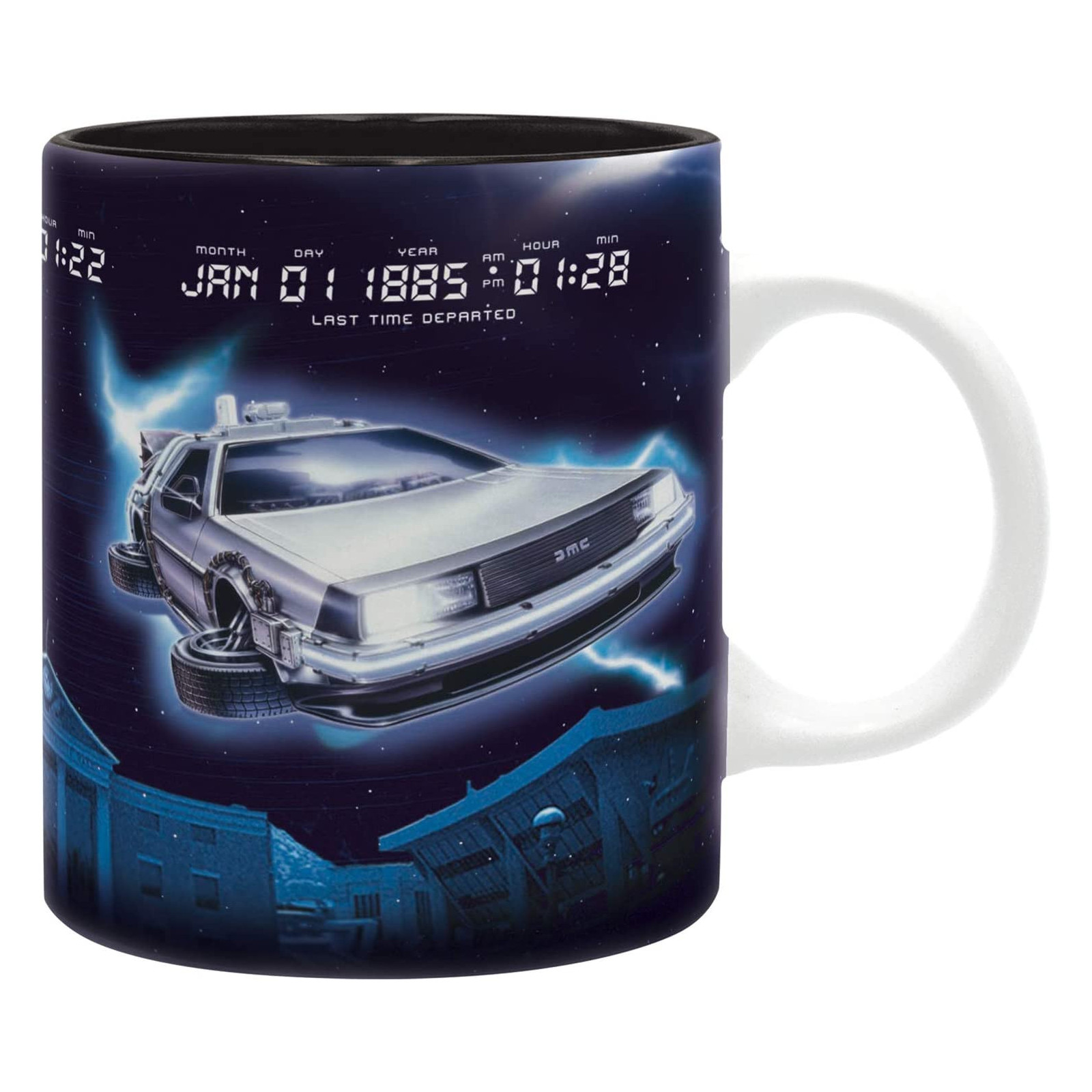 BACK TO THE FUTURE - Mug - 320 ml - Delorean - ABYSTYLE - CUPS - td-toys.it