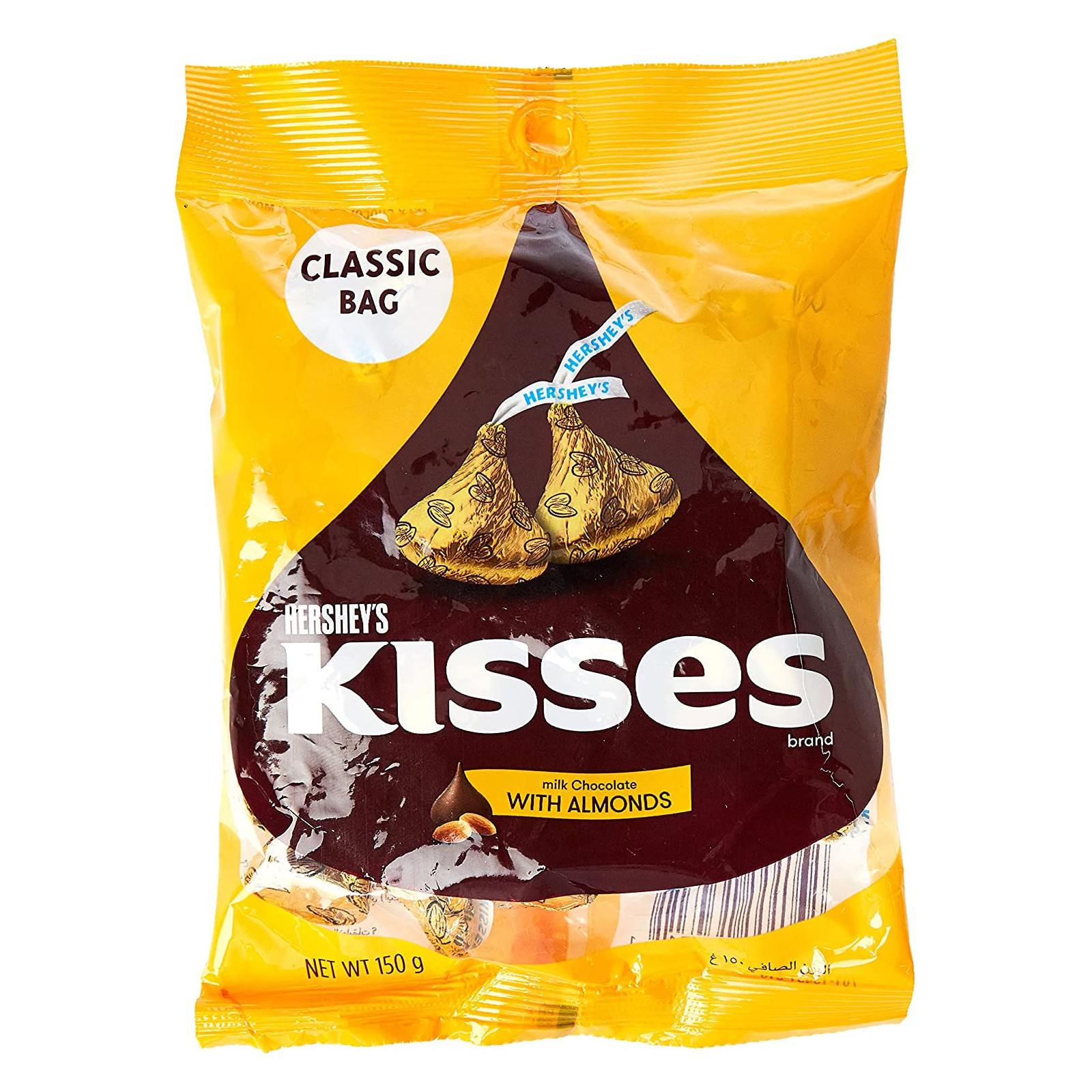 Hershey's Kisses With Almonds 150g - - SWEETS - td-toys.it