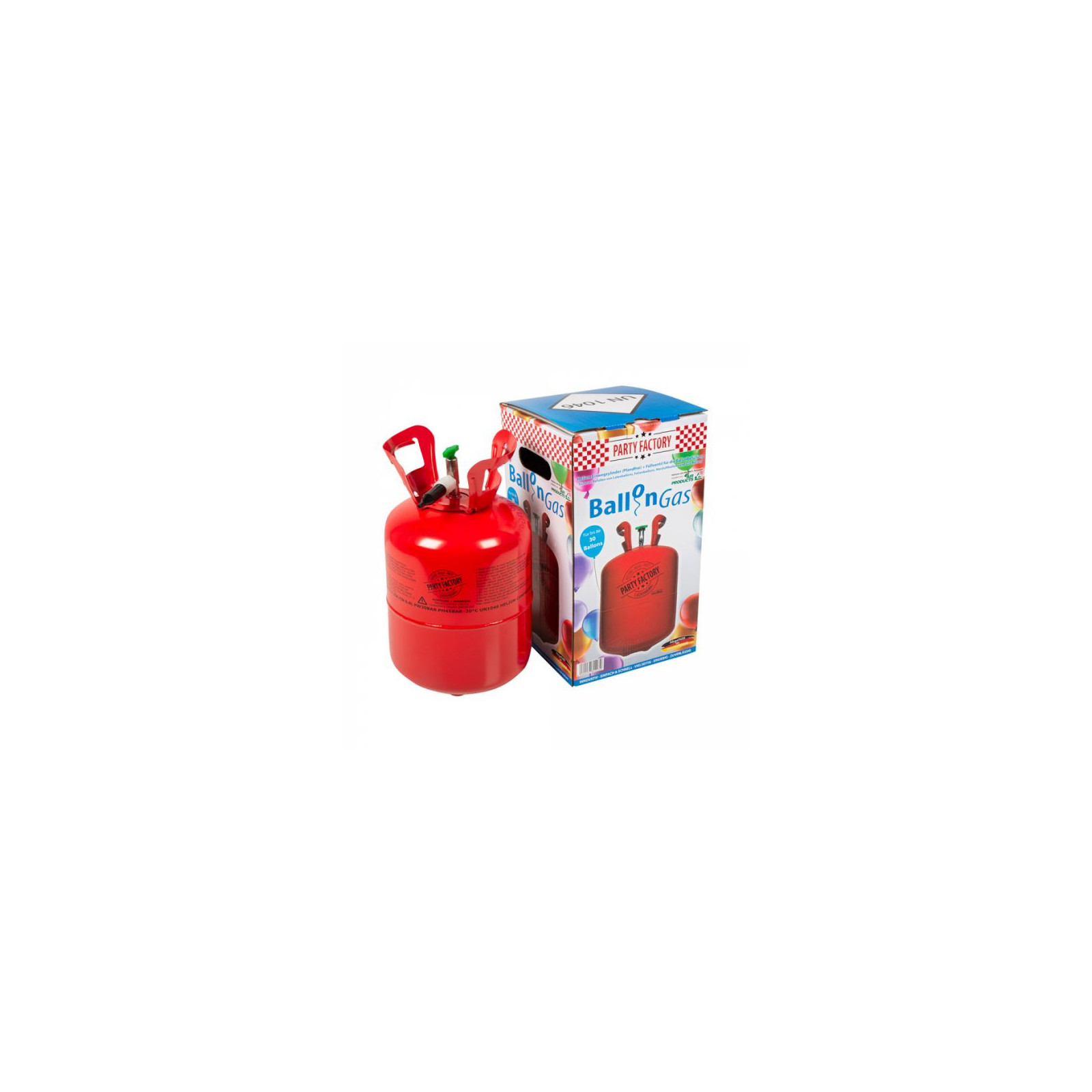 Helium cylinder 0.23 mc Inflated about 30 balloons - Puzzle Party - HELIUM - td-toys.it