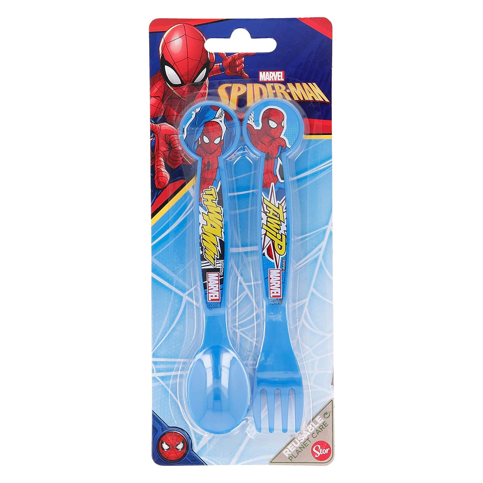 Set Posate Spiderman new-SET POSATE