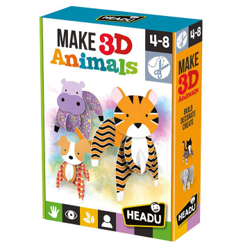 Make 3D Animals-GIOCATTOLI EDUCATIVI- TD Toys