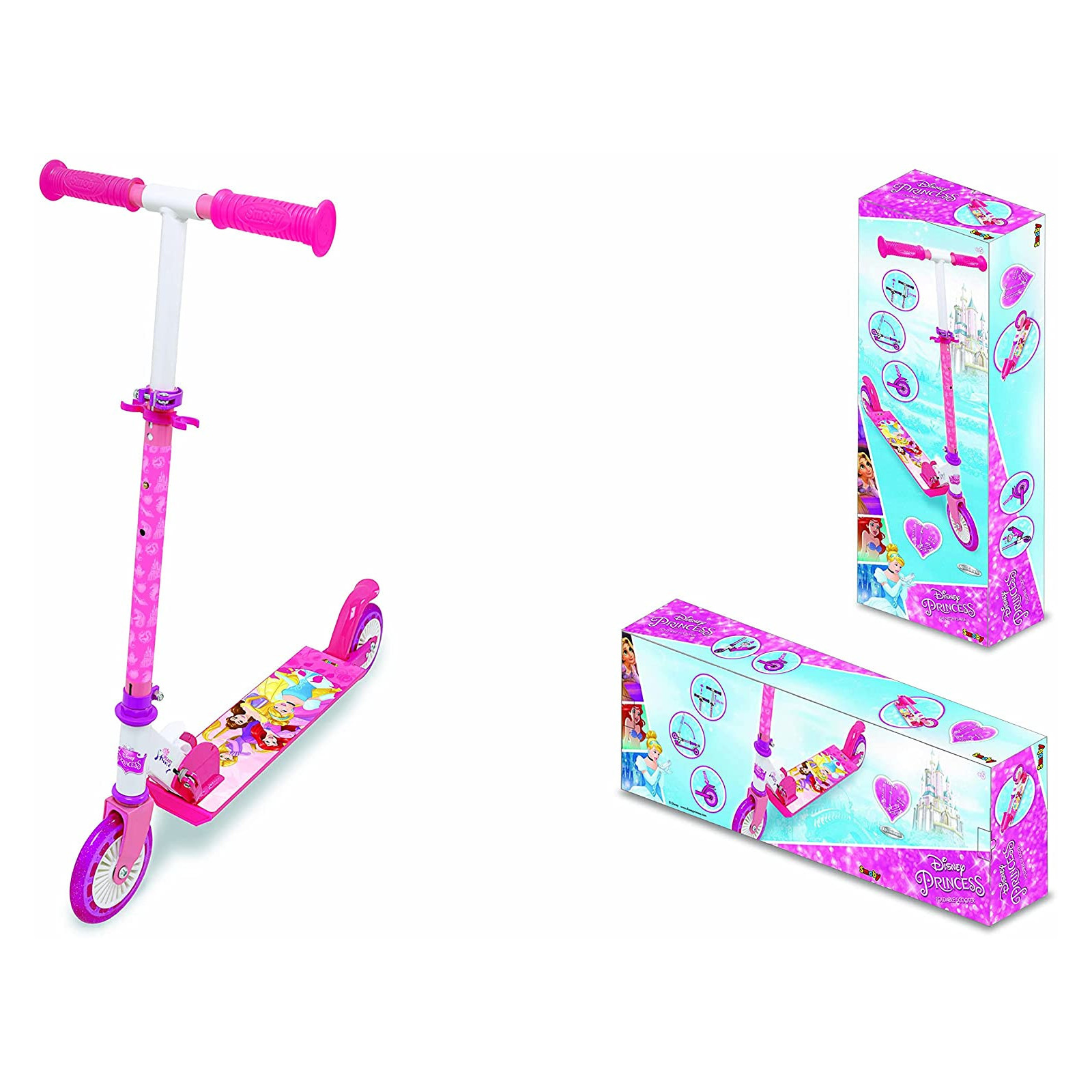 DisneyPrincess two wheel scooter - SMOBY - SCOOTER - td-toys.it