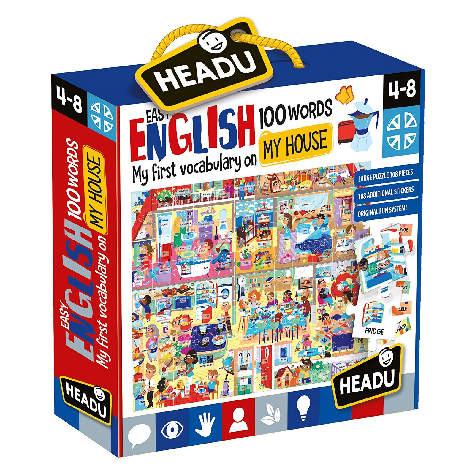 Easy English 100 Words My House-EDUCATIVI