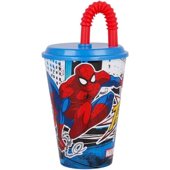Glass with Spiderman Cannuccia-GLASSES
