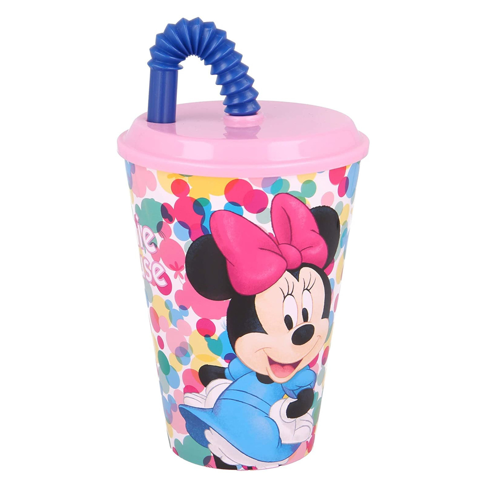 Bicchiere con Cannuccia Minnie-BICCHIERI