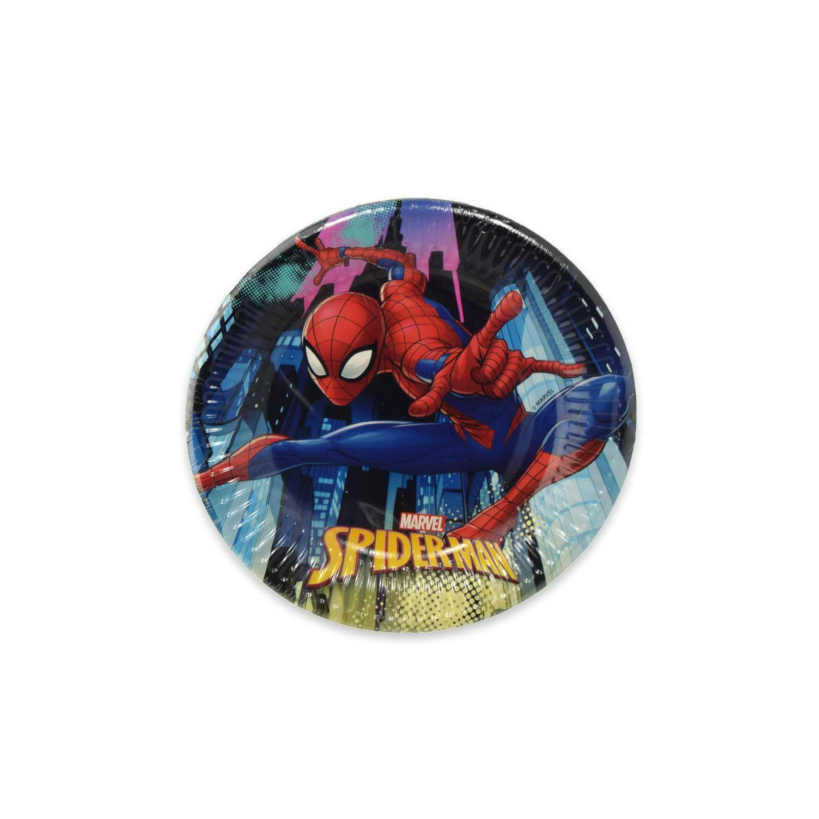 8 Piatti 20cm Spiderman team up-PIATTI