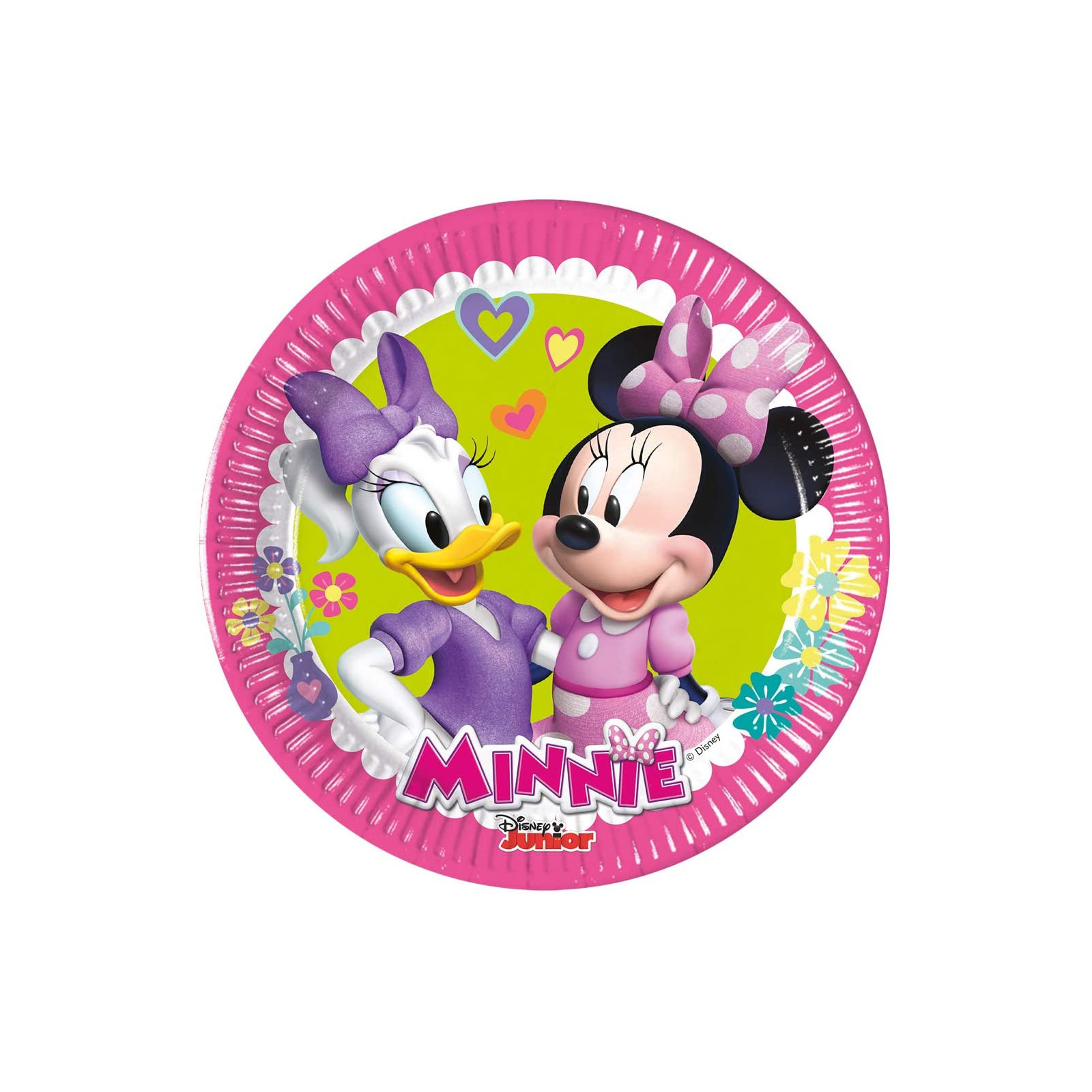 8 Piatti 20cm Minnie Happy Helpers - Puzzle Party - ABBIGLIAMENTO - td-toys.it