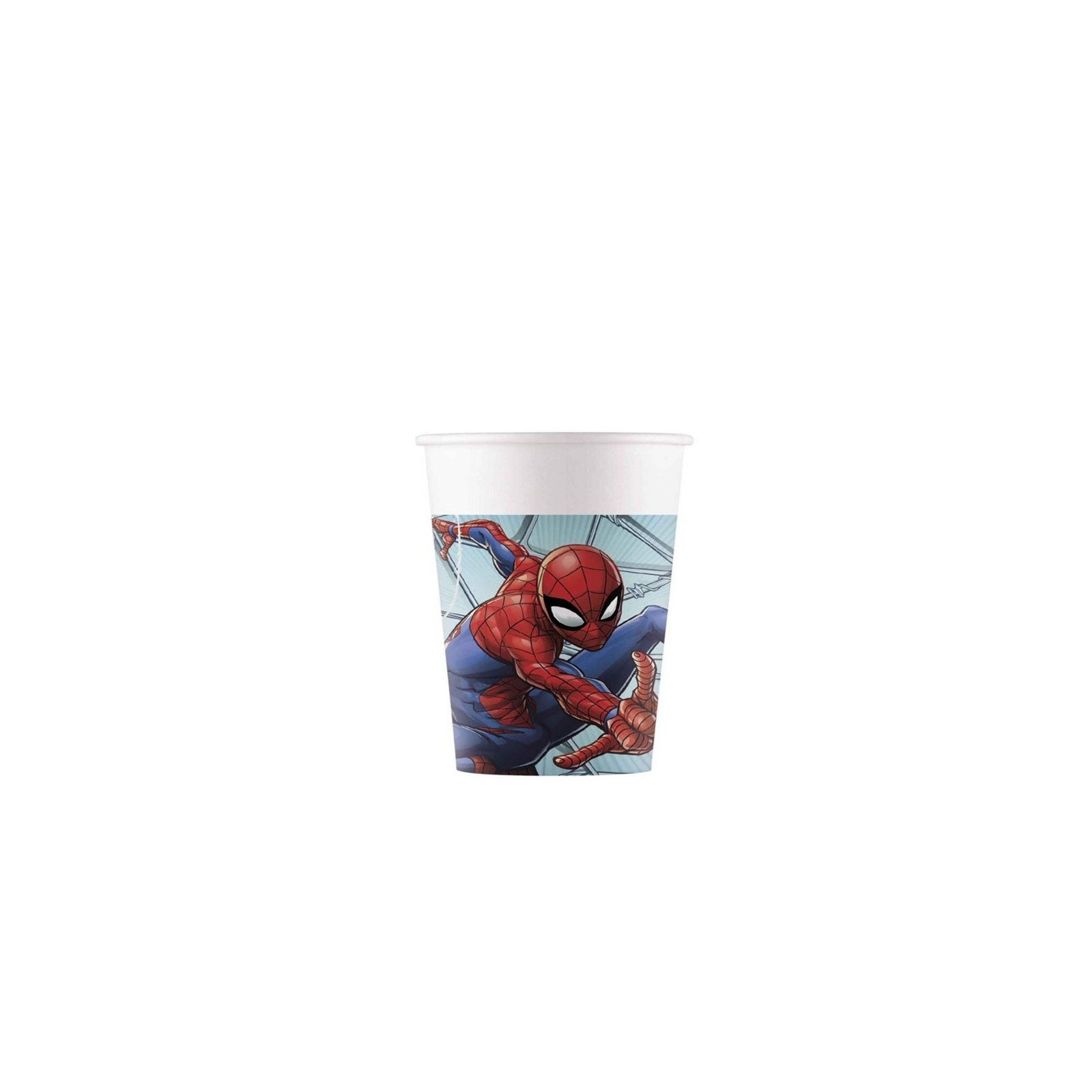 8 Bicch.carta 200ml SpidermanTeamUp-BICCHIERI