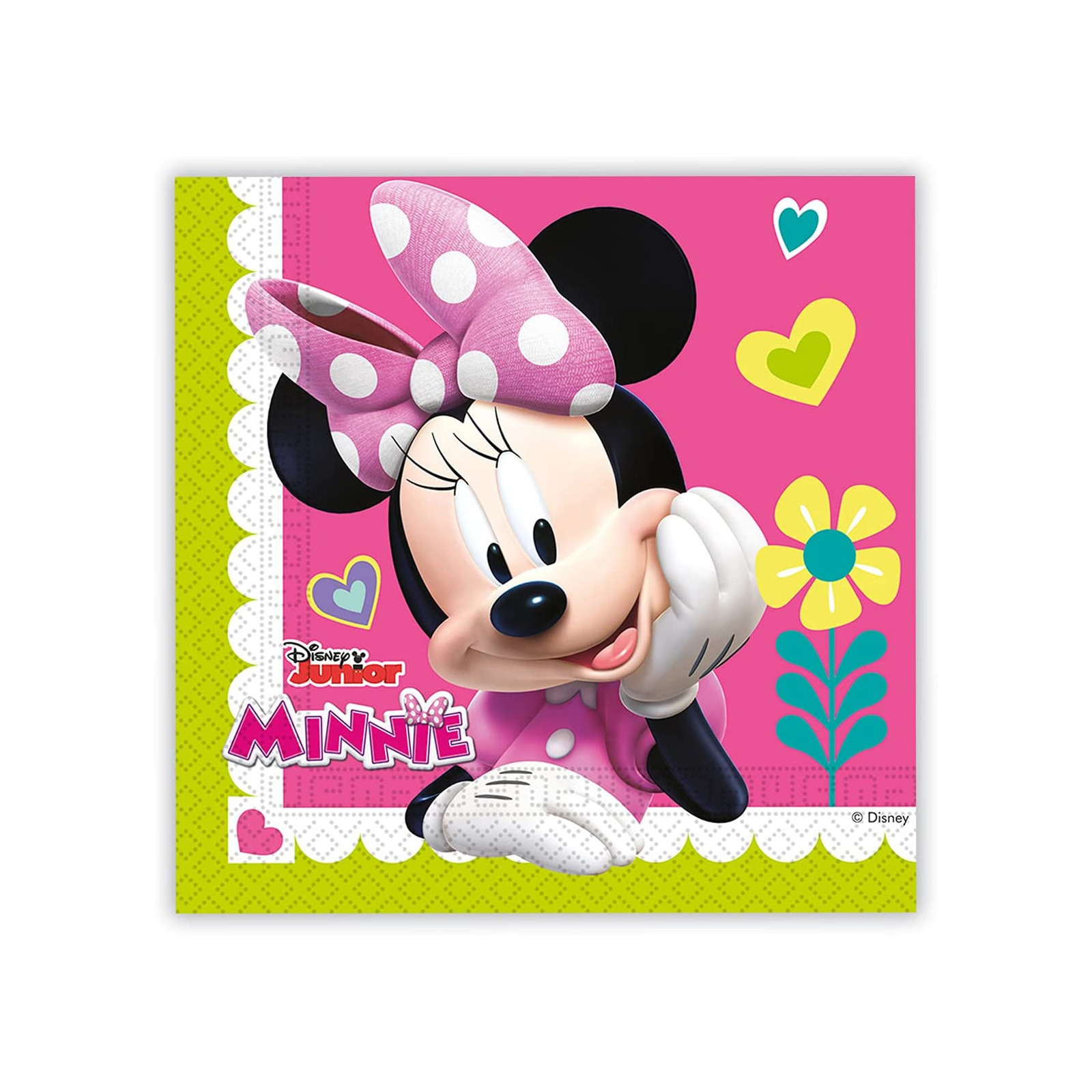 20 napkin 33x33cm Minnie-TABLECLOTHES