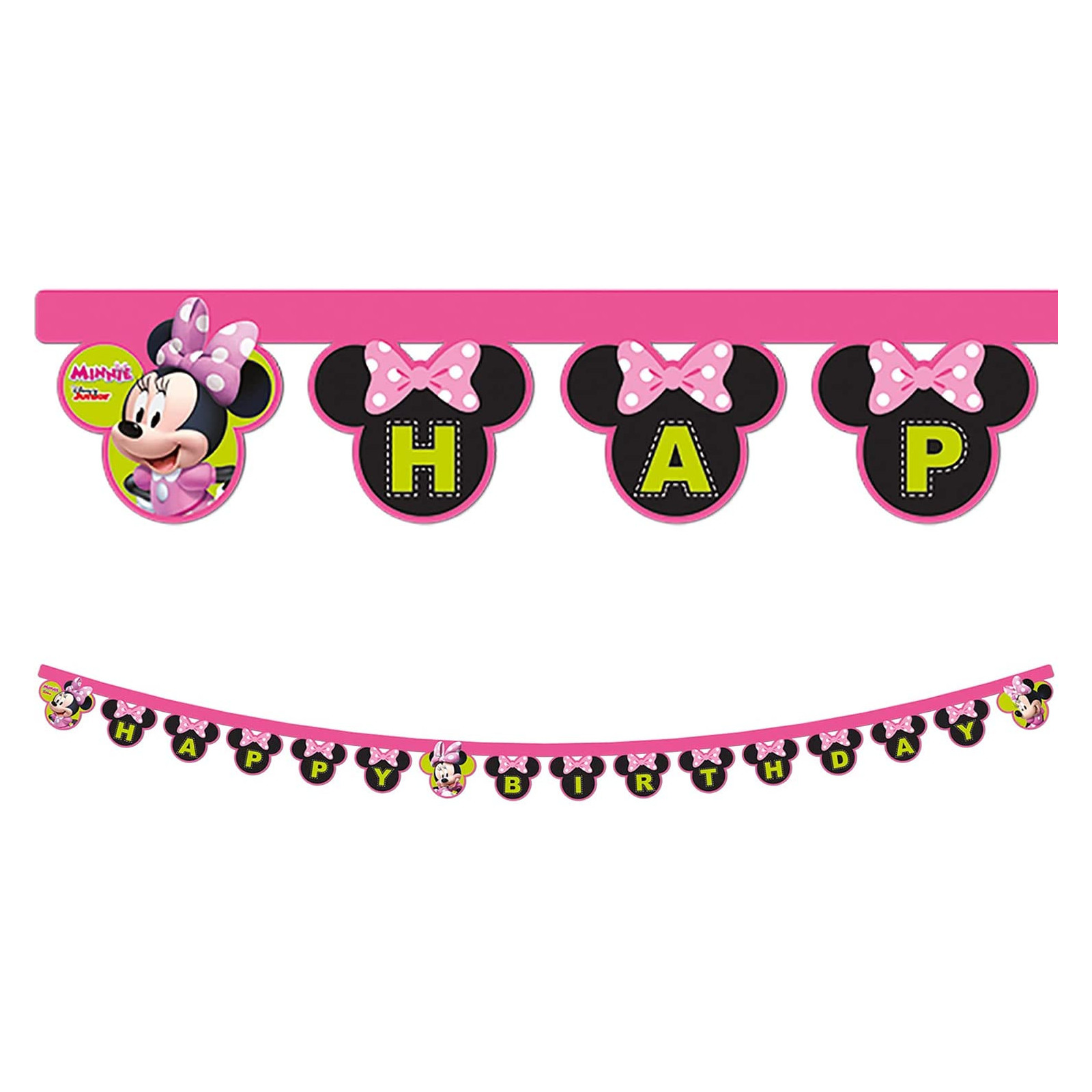 Fest. HBday 240x15cm MinnieHappyHelpers - Puzzle Party - FESTOONS - td-toys.it