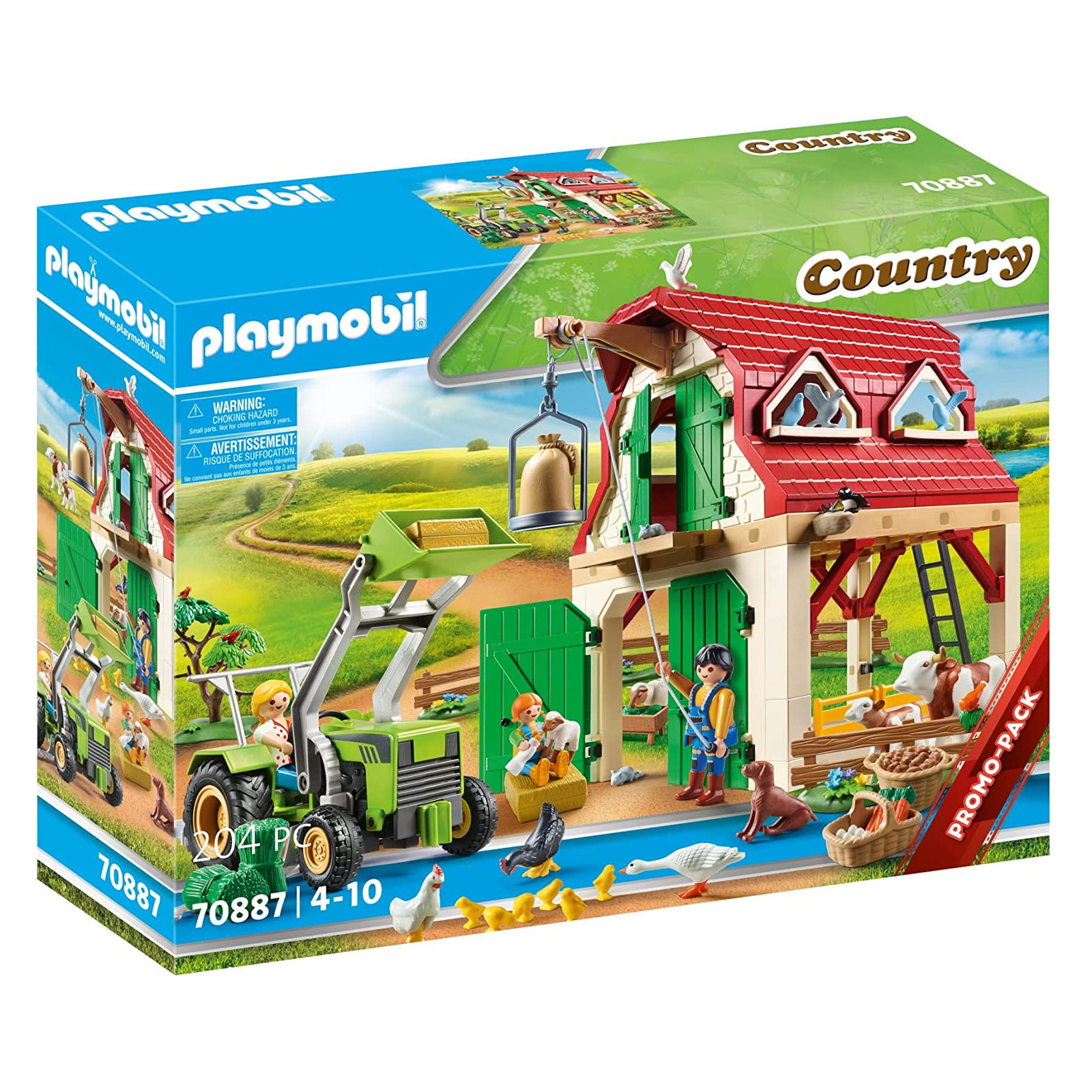 Farm with tractor and animals - PLAYMOBIL - PLAYMOBIL - td-toys.it