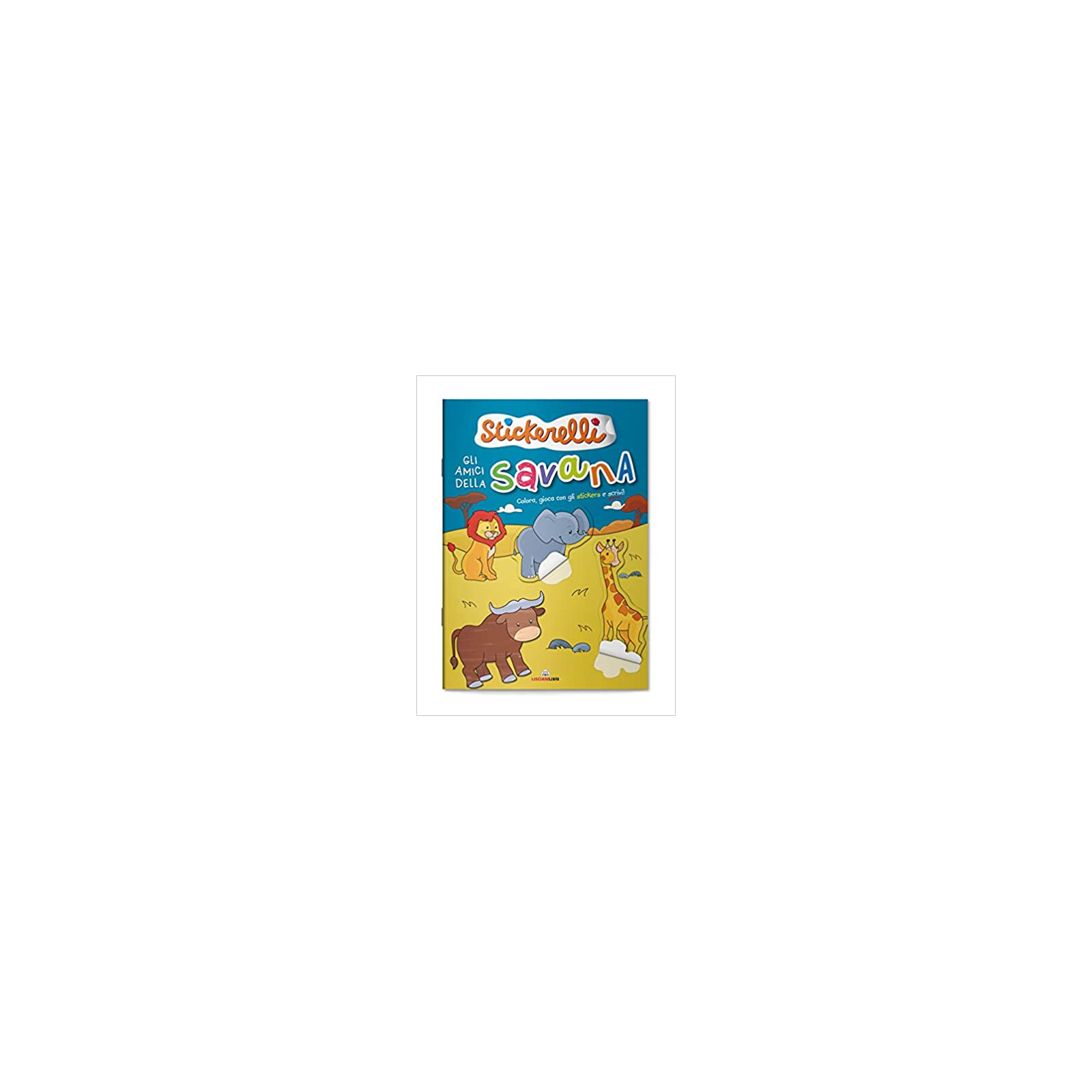 Stickerelli - Gli amici della savana - 2020 - EDUCATIONAL - LIBRI - td-toys.it