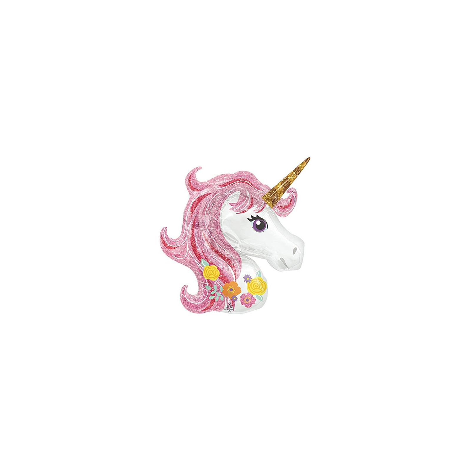 Foilball Supershape 83x73cm Unicorn - Puzzle Party - BALLOONS - td-toys.it