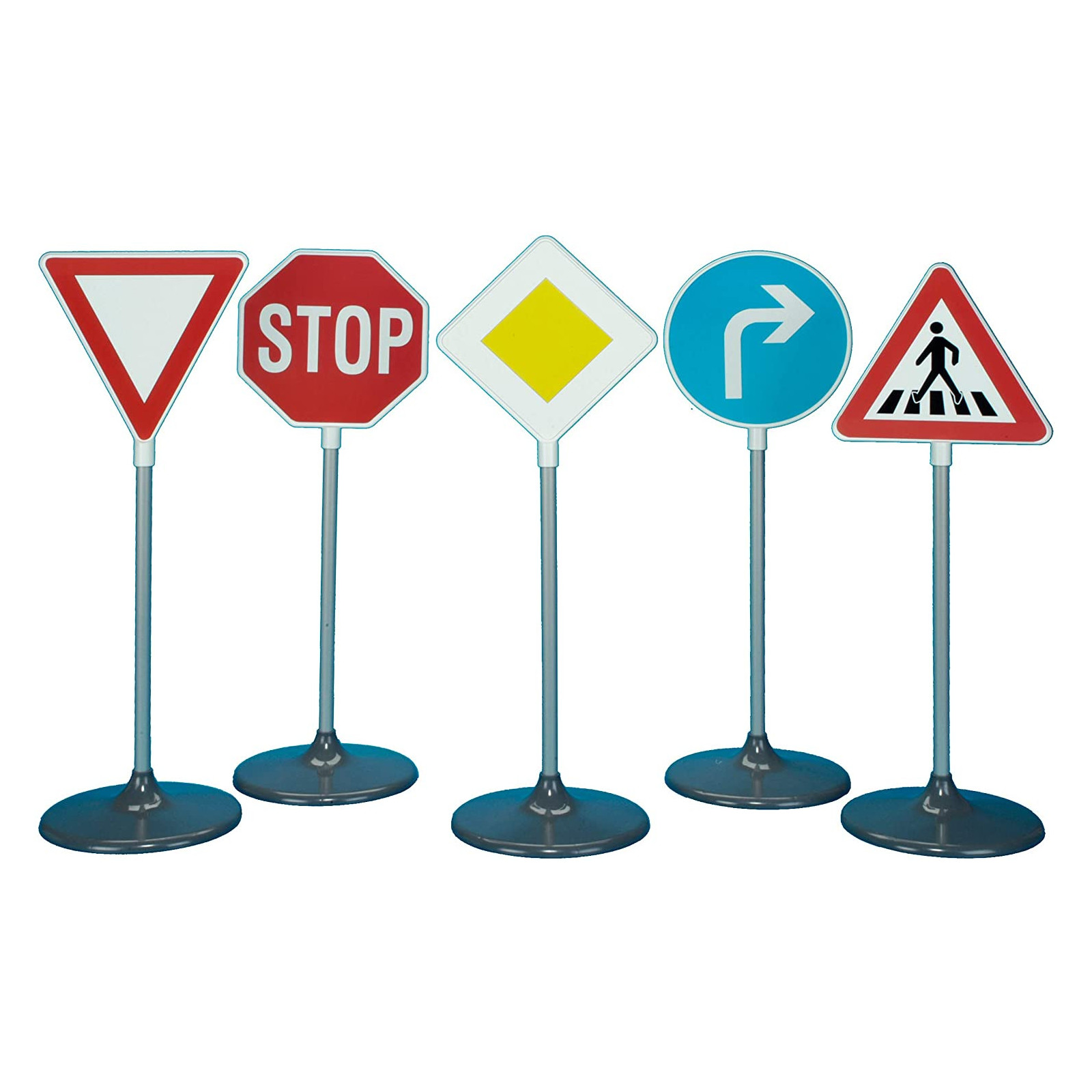 Set with 5 road signs - KLEIN - UNISEX - td-toys.it