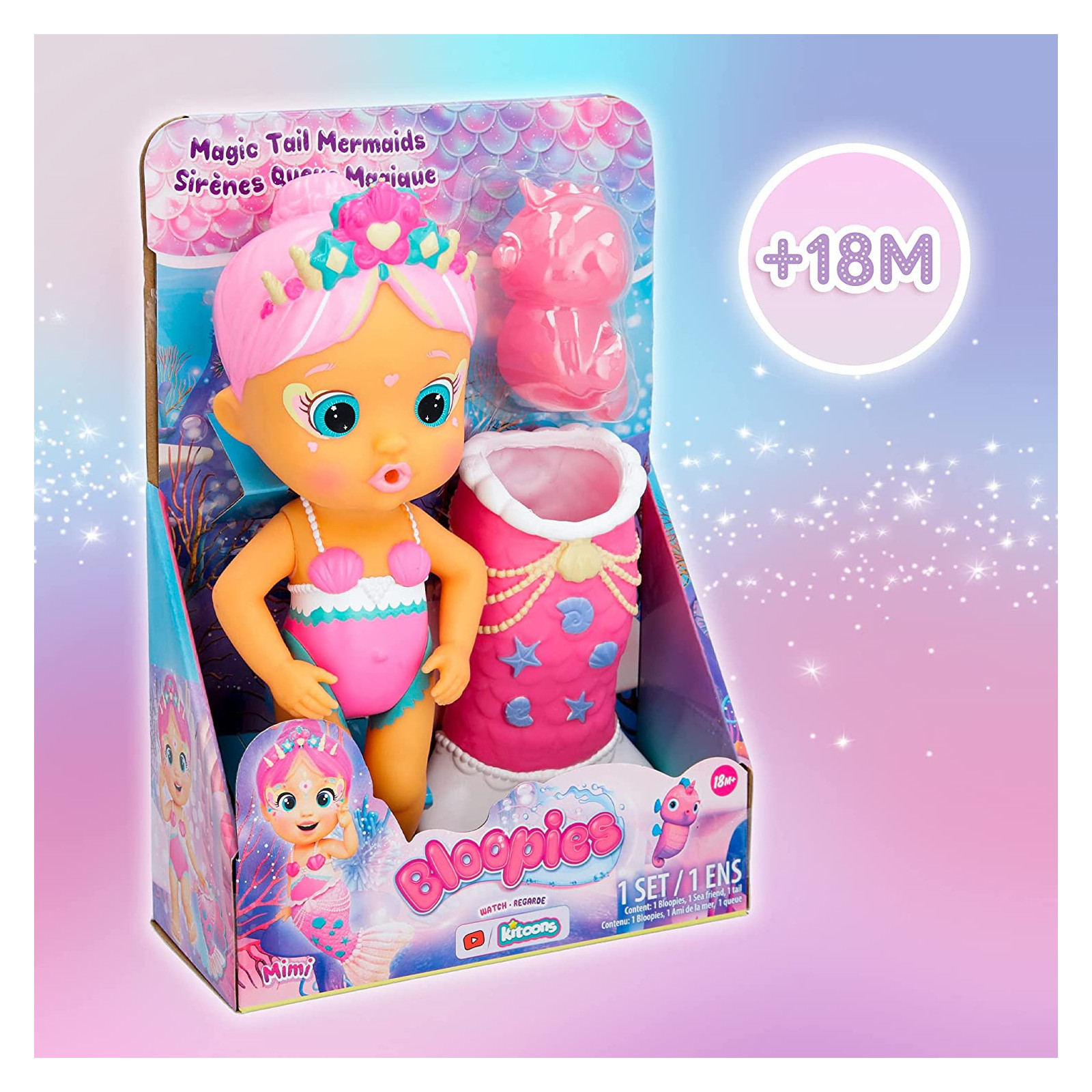 BLOOPIES MERMAIDS MAGIC TAIL MIMI - IMC TOYS - BAMBINA - td-toys.it