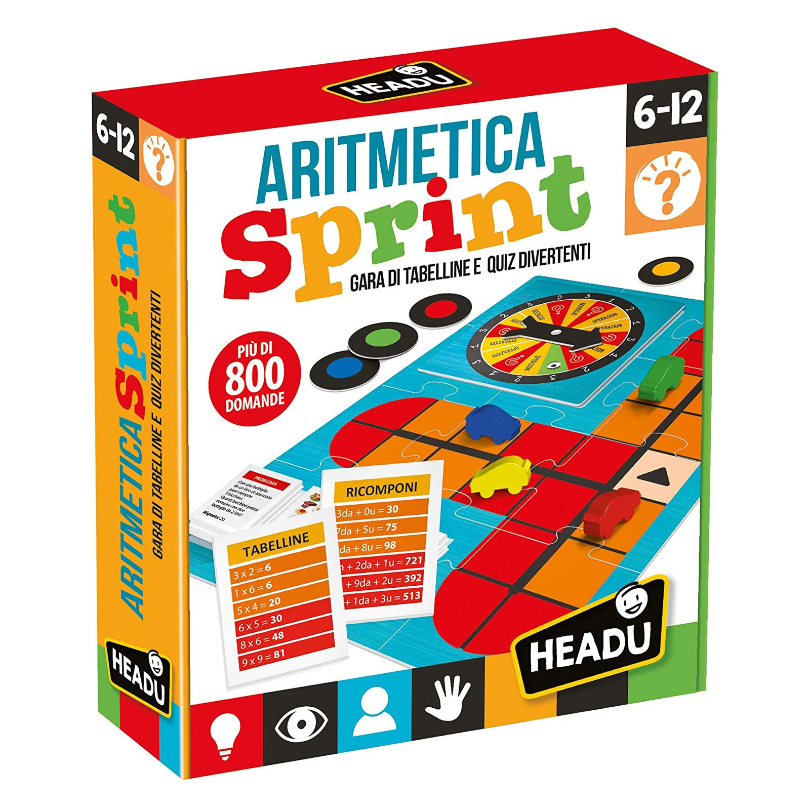 Aritmetica Sprint - HEADU - EDUCATIONAL - td-toys.it