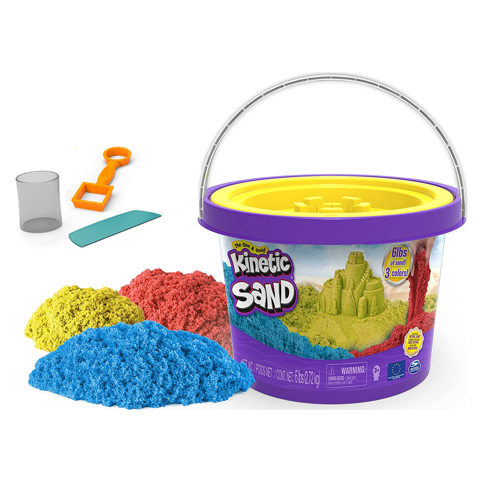 KINETIC SAND Secchiello con Sabbia e Accessori - SPINMASTER - UNISEX - td-toys.it