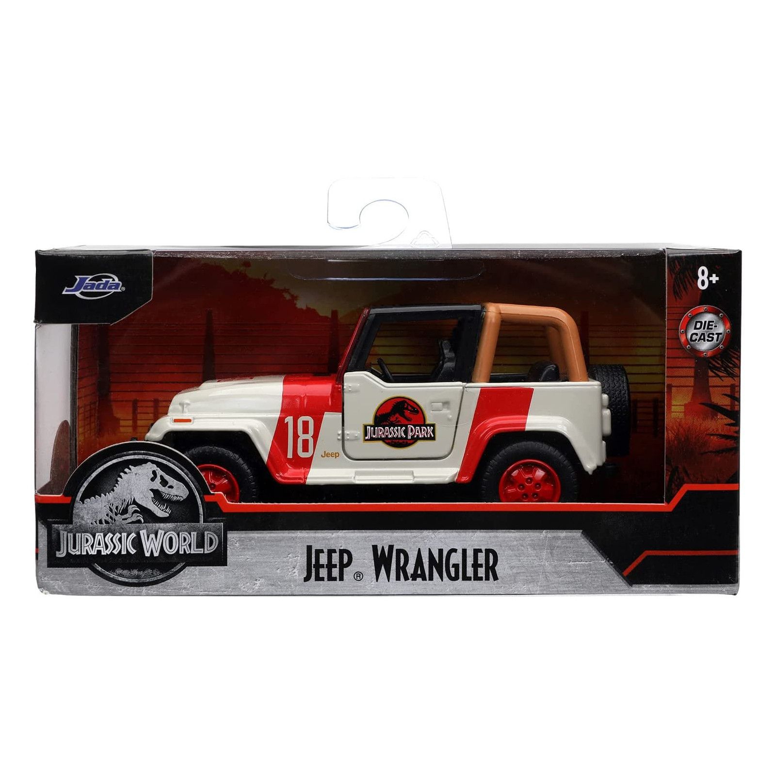 Jurassic Park Jeep Wrangler 1:32 - SMOBY - MODELING - td-toys.it