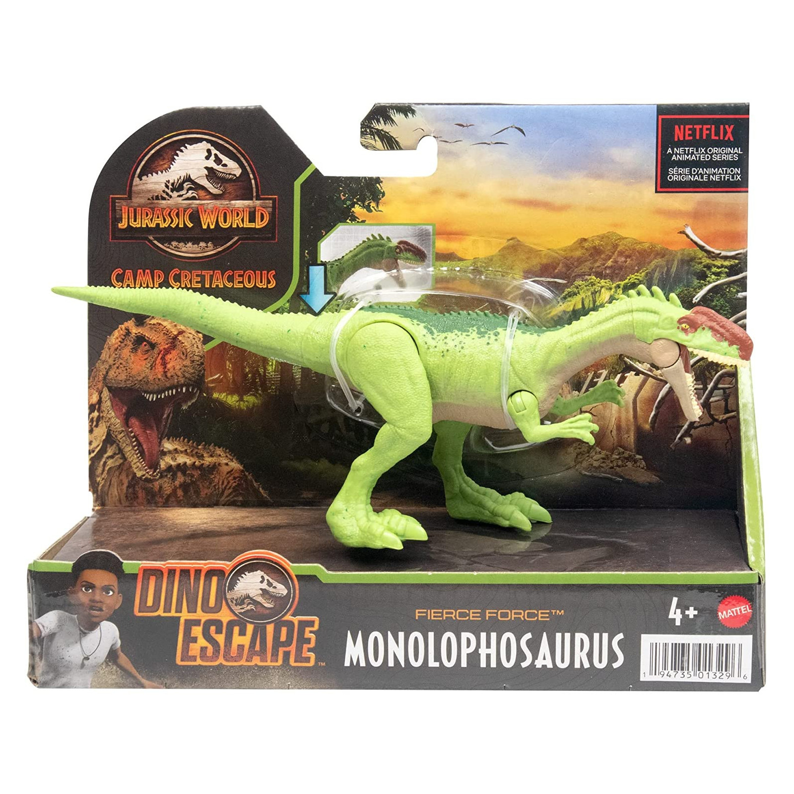 JURASSIC WORLD DINO FORZA BRUTA GWN31 MONOLOPHOSAURUS - MATTEL - BAMBINO - td-toys.it