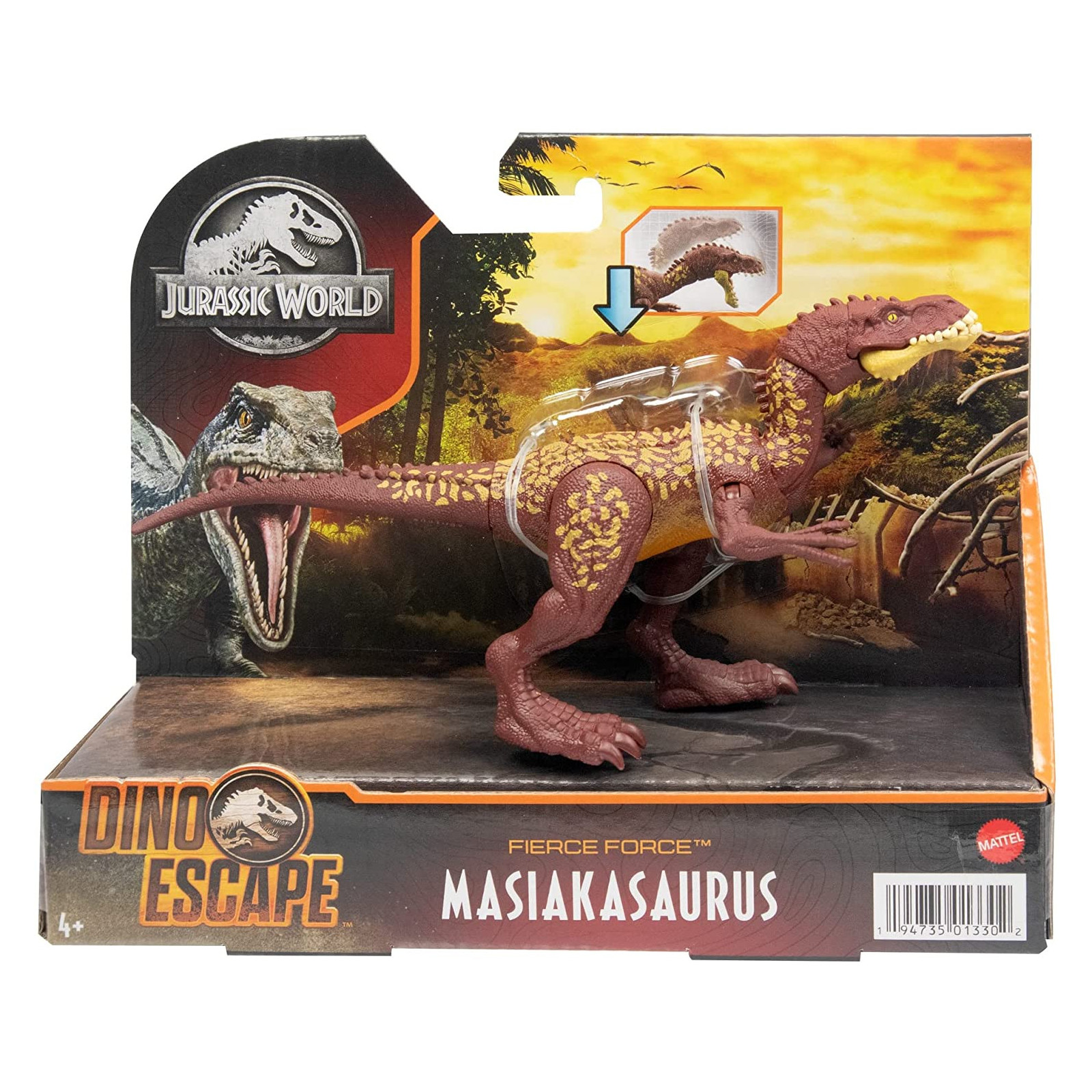 JURASSIC WORLD DINO FORZA BRUTA GWN31 MASIAKASAURUS - MATTEL - BAMBINO - td-toys.it