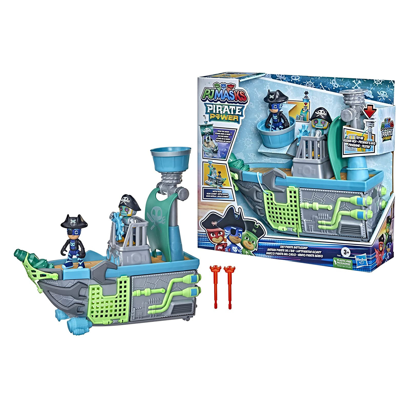 PJM SKY PIRATE BATTLESHIP - HASBRO - UNISEX - td-toys.it