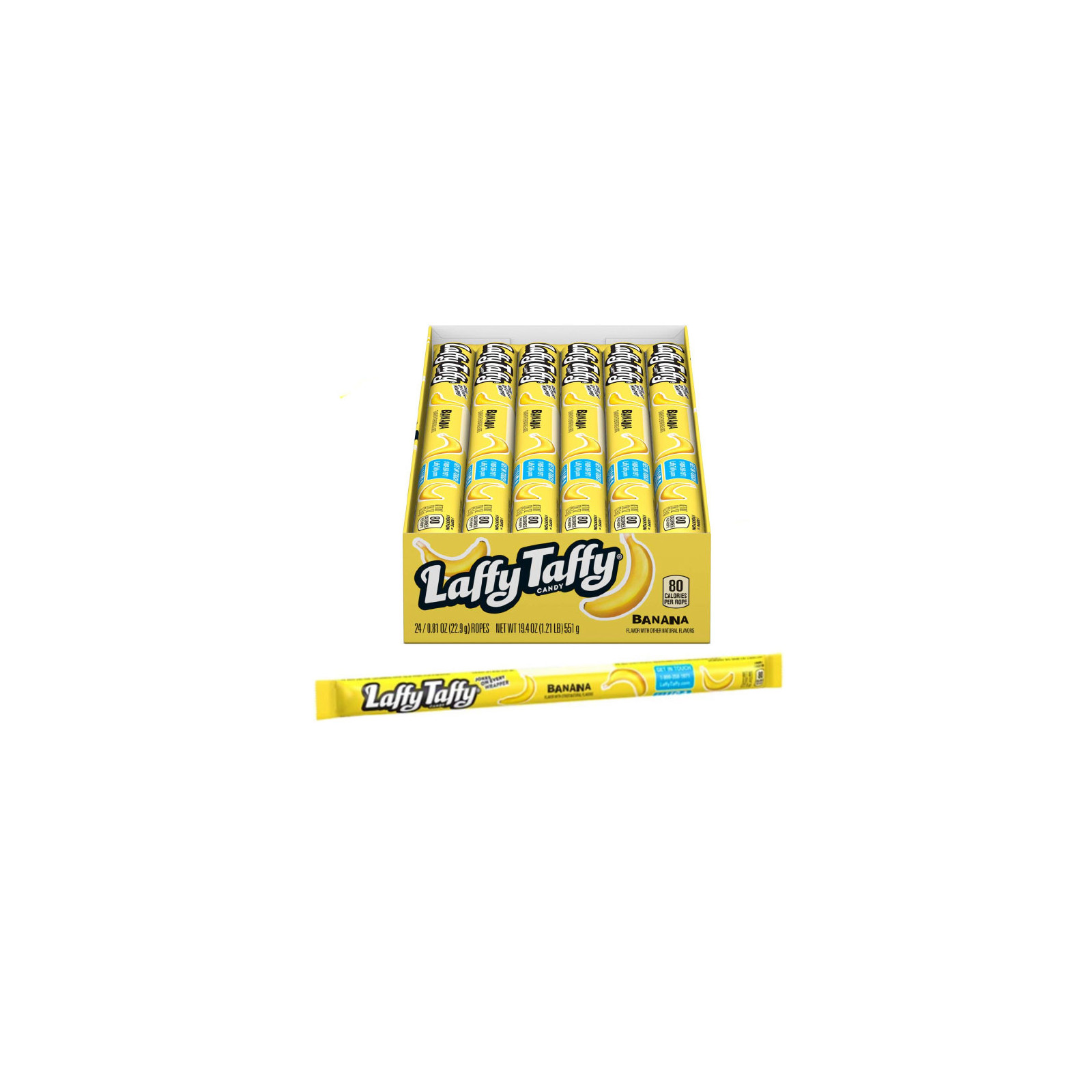 Laffy Taffy Rope Banana - - SWEETS - td-toys.it