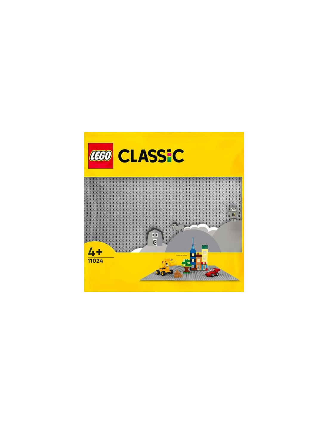 11024 Grey base (LEGO)-COSTRUZIONI LEGO