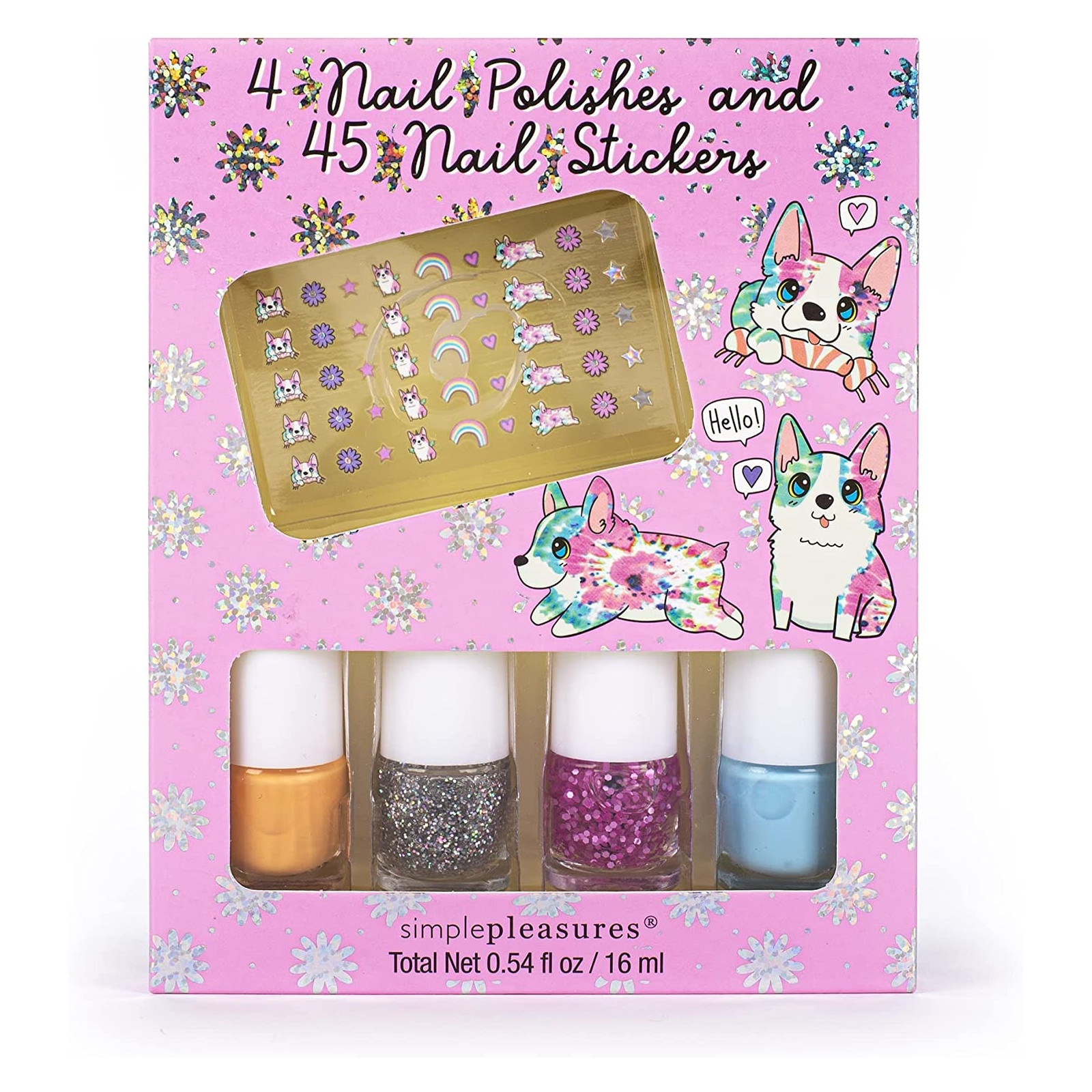 NAIL ART SET DOG TRI-COASTAL KAWAII PAST - Seven - Negozio - td-toys.it