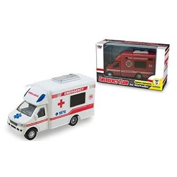 METAL KIDS - AMBULANCE IN DISPLAY 2 MDL-GIOCATTOLI UNISEX- TD Toys