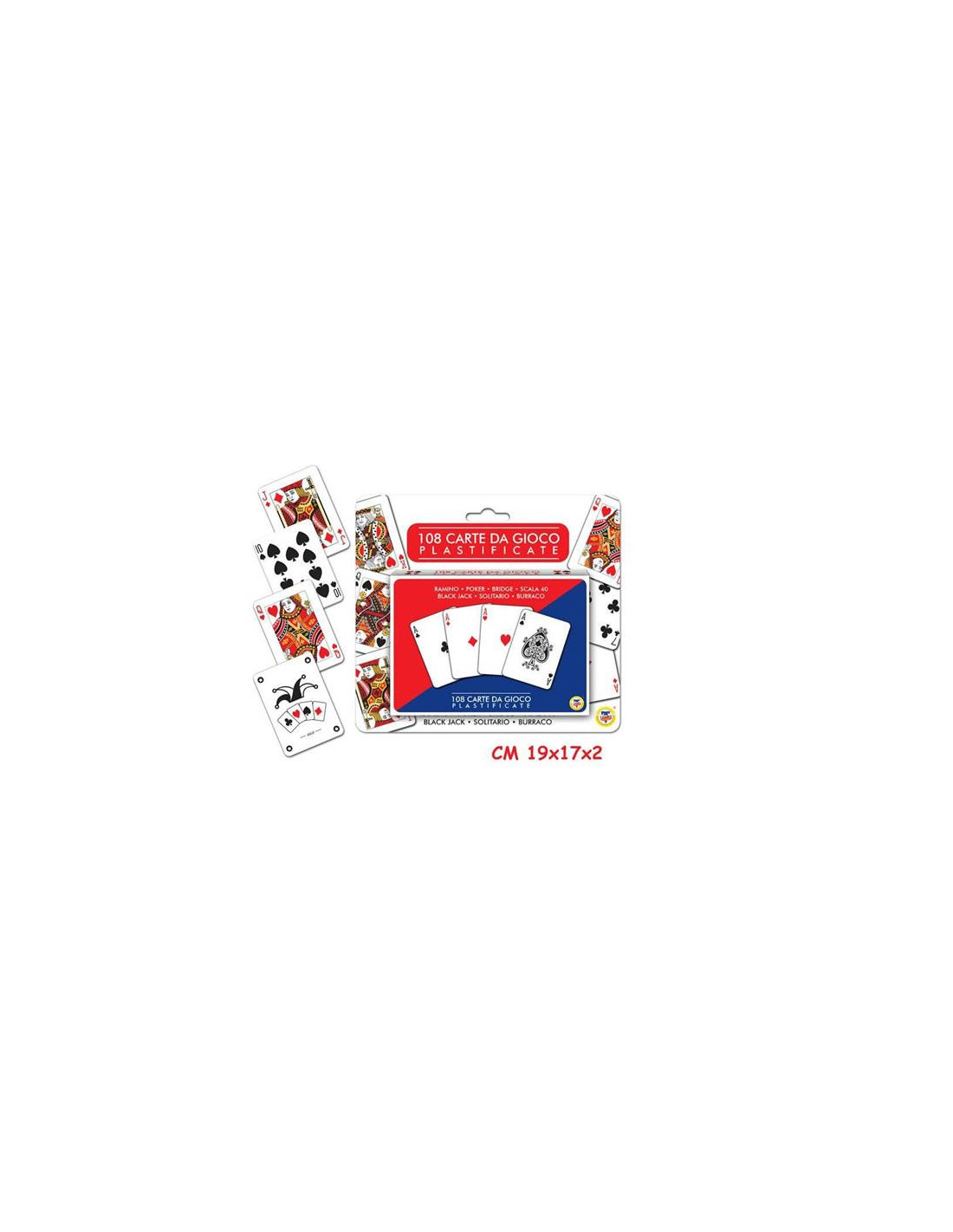 POKER GAME CARDS PLASTICIZED BY 54 PCS-BOARD GAMES'