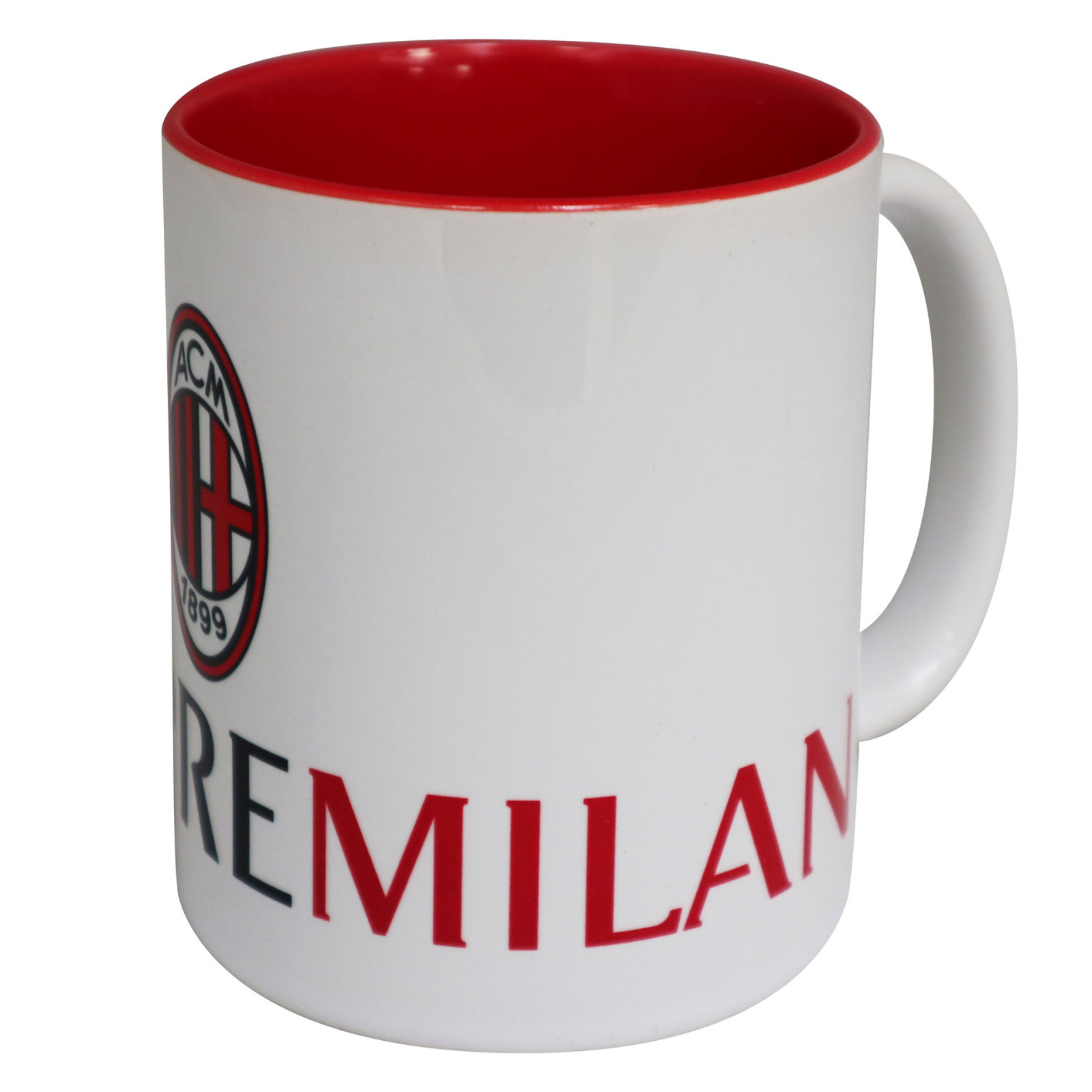 MUG CERAMIC INTERIOR RED -SEMPREMILAN - GIEMME - MILAN - td-toys.it