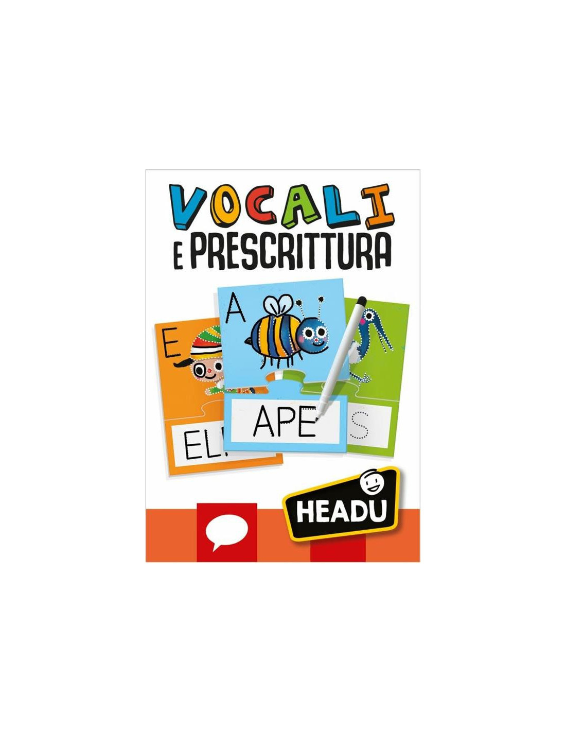 Vocali e Prescrittura - HEADU - GIOCHI DI SOCIETA' - td-toys.it