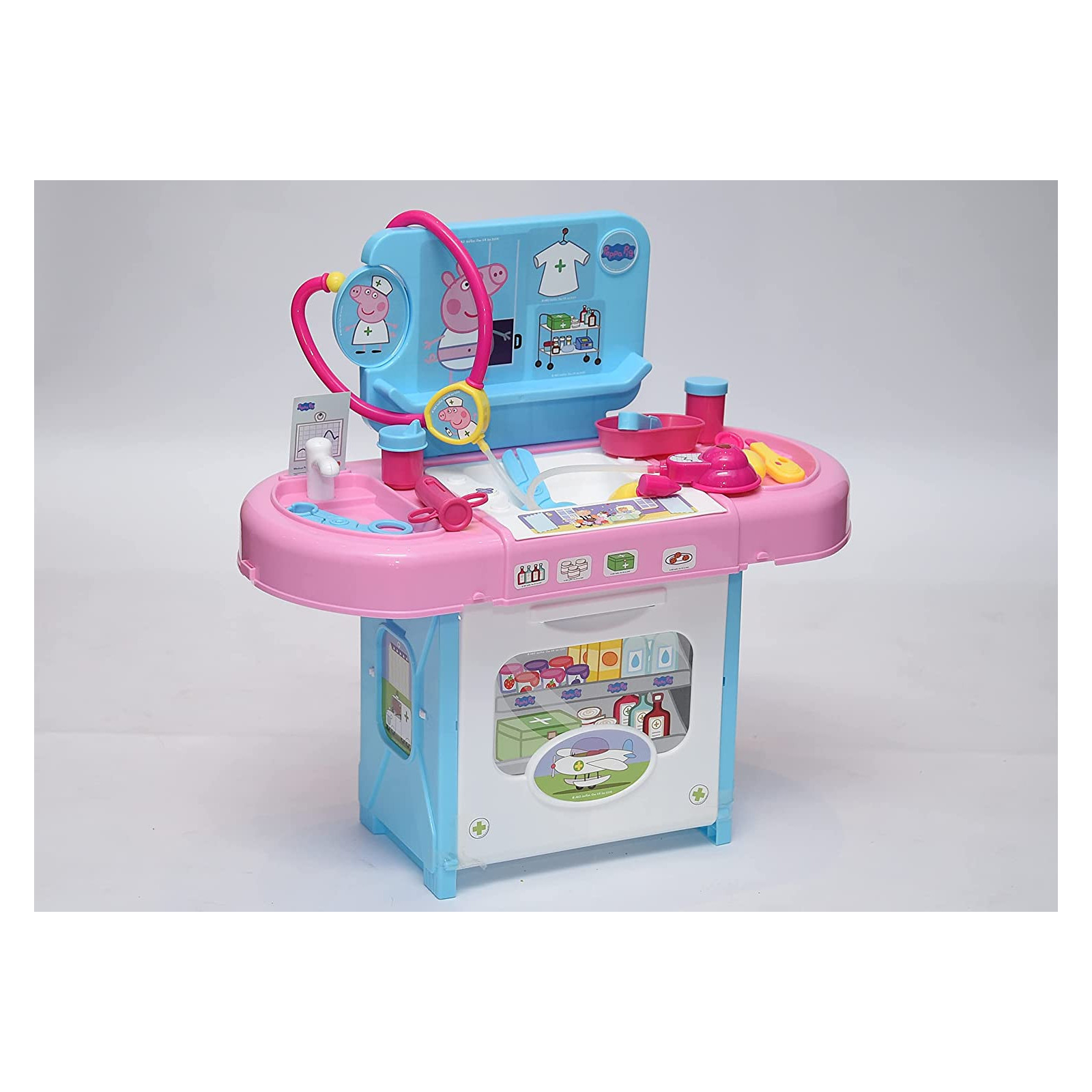 LAZY CHECK UP CENTER H70CM IN BOX L - DE.CAR2 - TEDDY BEAR - td-toys.it