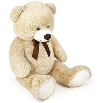 BEIGE BEAR L100CM C/FIOCCO-TEDDY BEAR