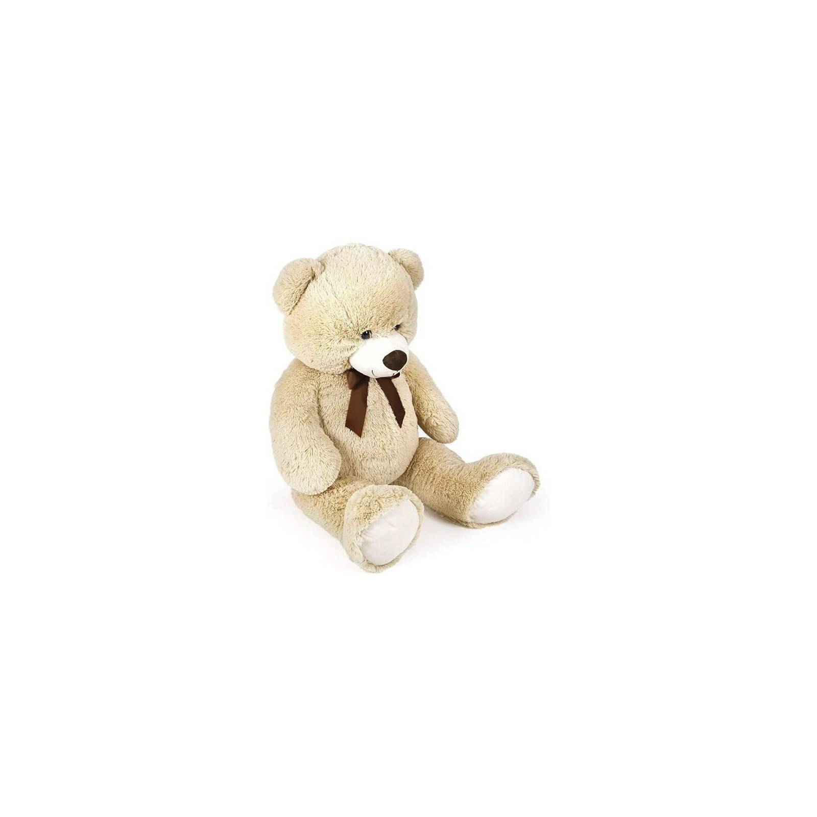 BEIGE BEAR L100CM C/FIOCCO - DE.CAR2 - TEDDY BEAR - td-toys.it