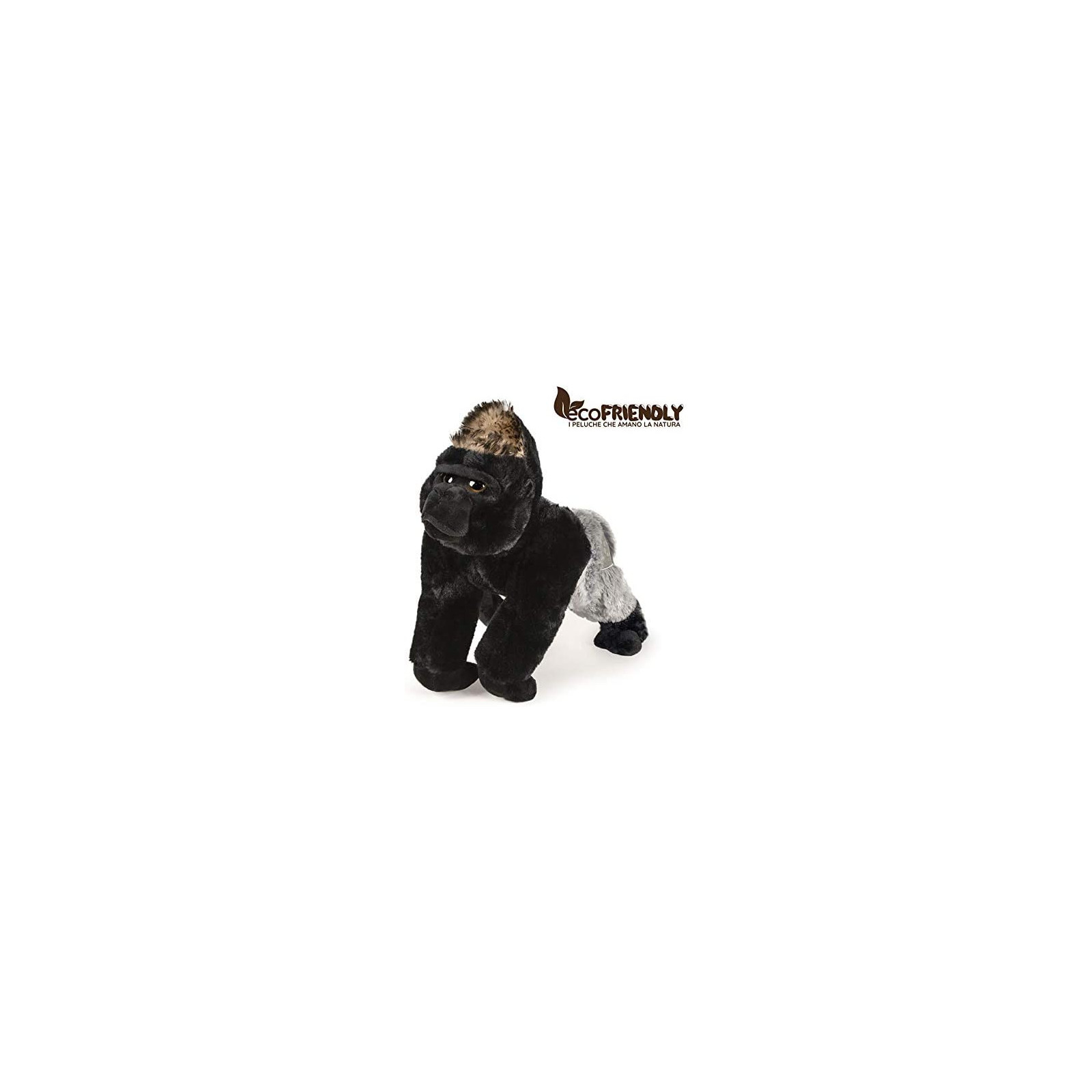 GORILLA 30CM ECO-FRIENDLY - DE.CAR2 - TEDDY BEAR - td-toys.it