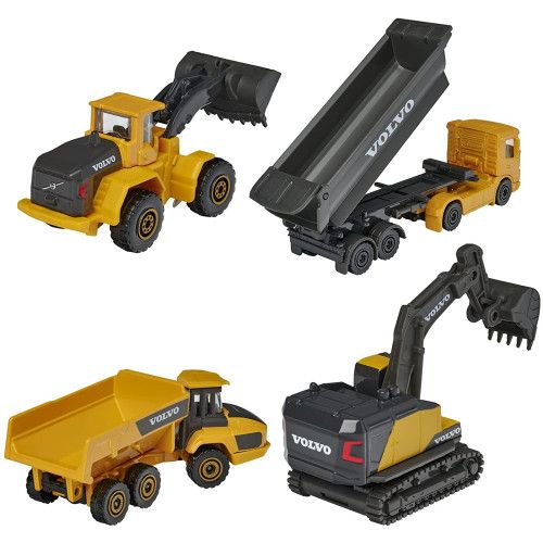 Majorette Volvo Construction Set 3 Pz Assortimento