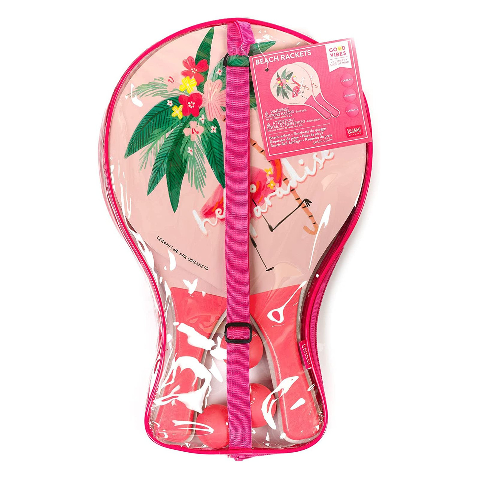 RACCHETTE DA SPIAGGIA - BEACH RACKETS - FLAMINGO - LEGAMI MILANO - LEGAMI MILANO - td-toys.it