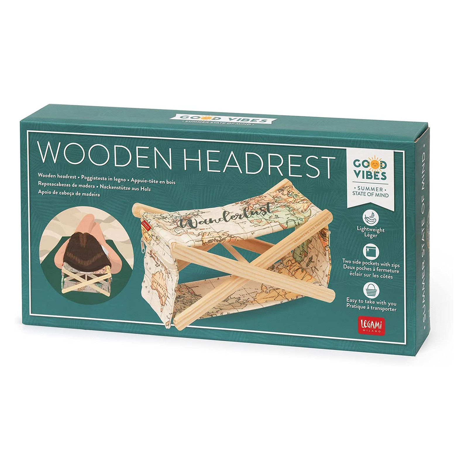 WOODEN HEADREST - WOODEN HEADREST - TRAVEL-LEGAMI MILANO