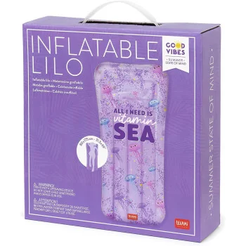 TD Toys|MATERASSINO GONFIABILE - INFLATABLE LILO - JELLYFISH8054117627706