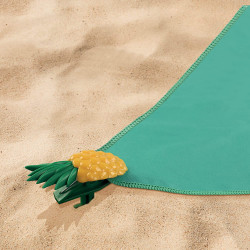 4 BEACH TOWEL ANCHOR STAKES - PINEAPPLE-SUMMER- TD Toys