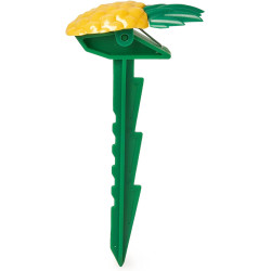 4 BEACH TOWEL ANCHOR STAKES - PINEAPPLE-SUMMER- TD Toys