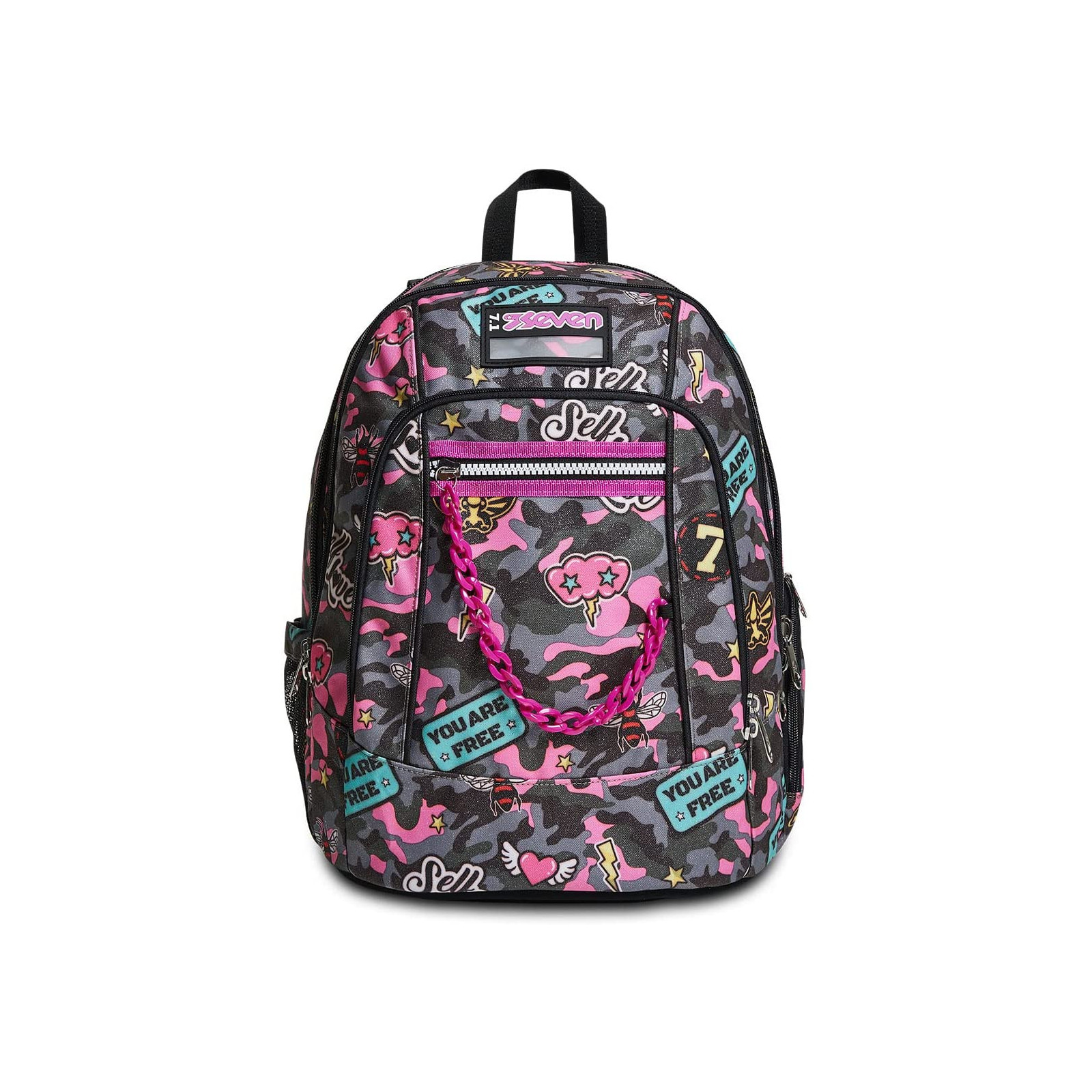 ZAINO ADVANCED SEVEN CAMOUFEE GIRL - Seven - BACKPACKS - td-toys.it