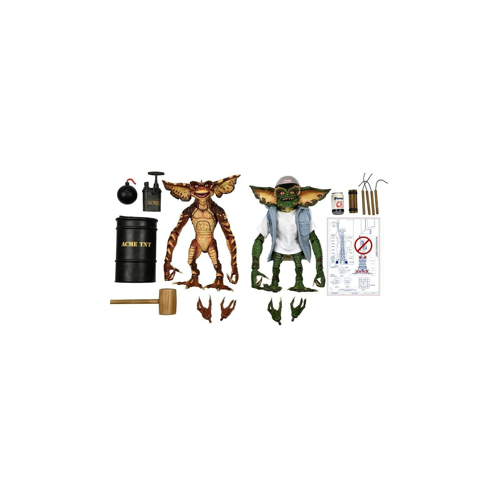 79584 GREMLINS 2 ULT DEMOLITION GREMLIN 2-PACK - NECA - ACTION FIGURES - td-toys.it